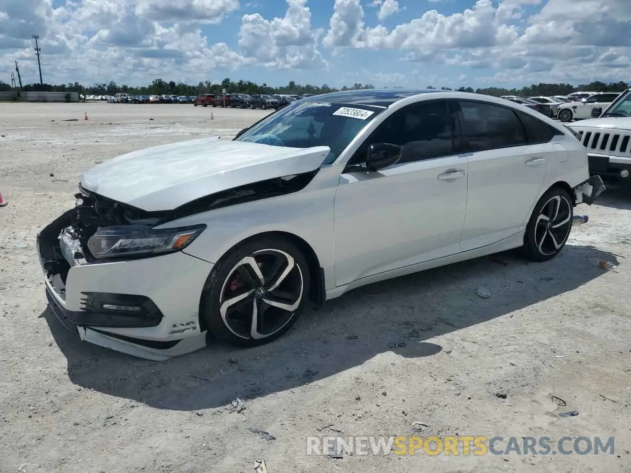 1 Photograph of a damaged car 1HGCV2F38KA002251 HONDA ACCORD 2019