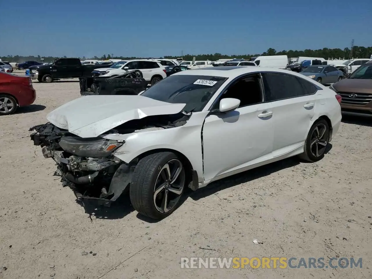 1 Photograph of a damaged car 1HGCV2F38KA036156 HONDA ACCORD 2019