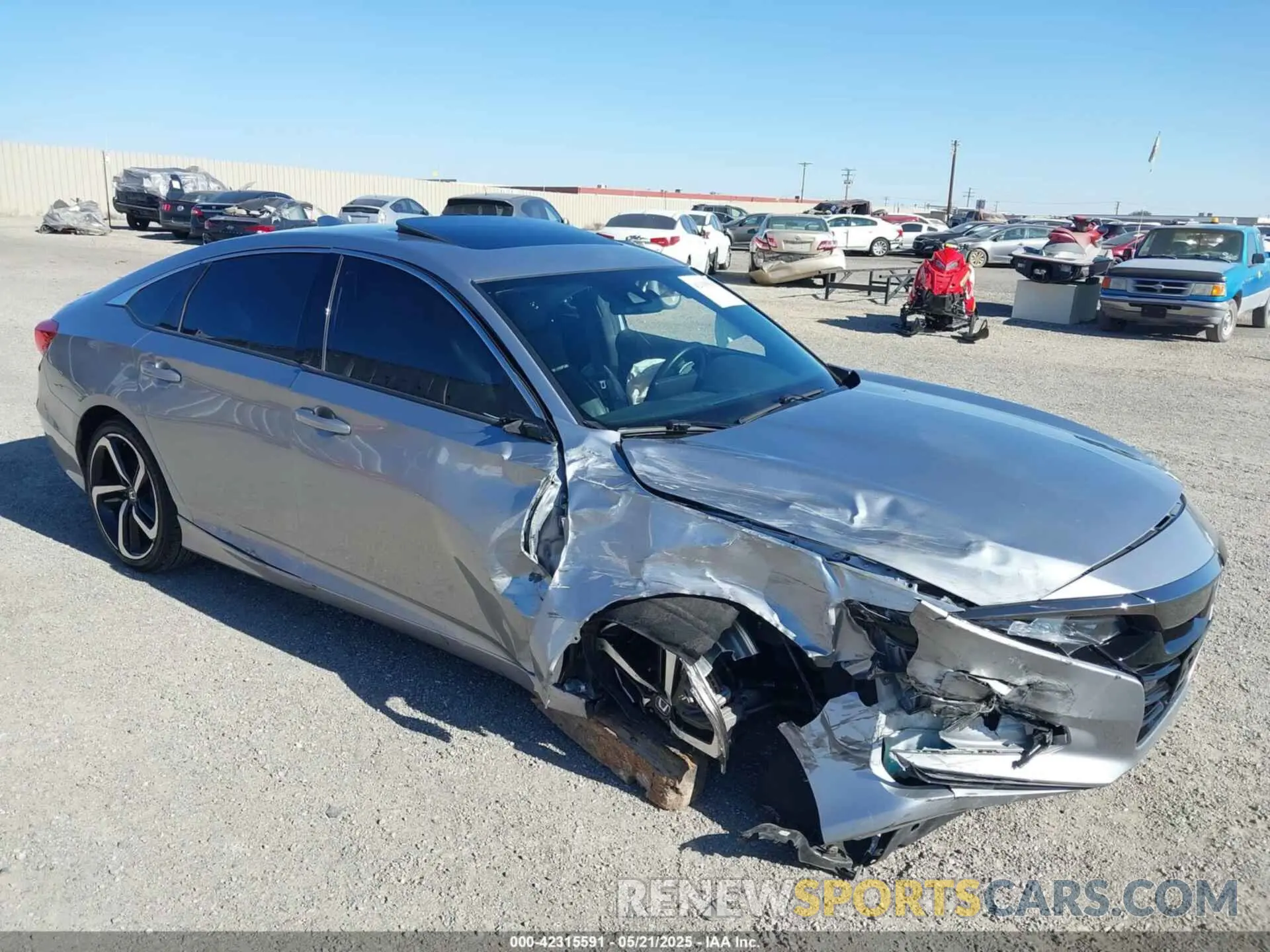 1 Photograph of a damaged car 1HGCV2F39KA011427 HONDA ACCORD 2019