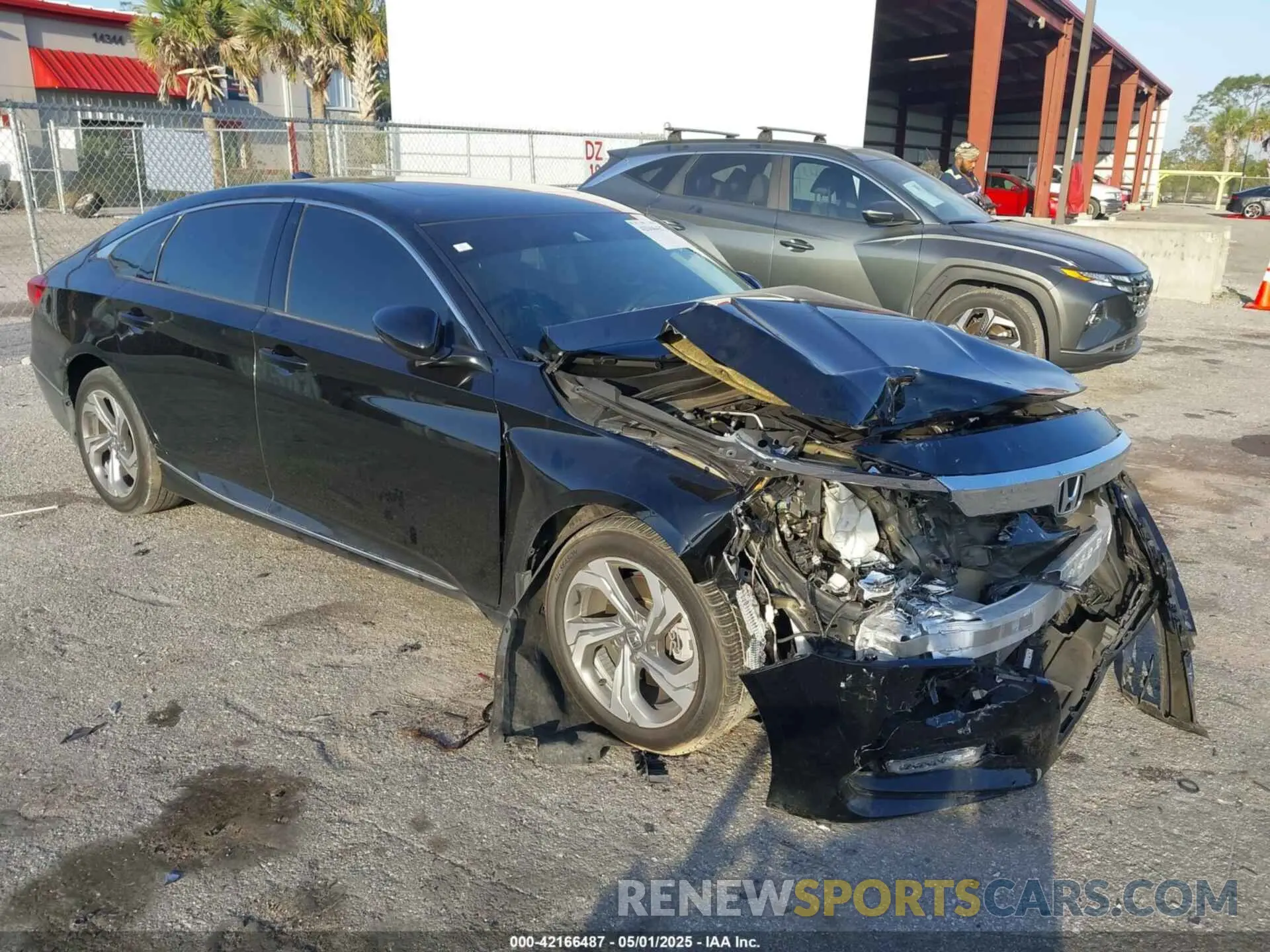 1 Photograph of a damaged car 1HGCV2F51KA020723 HONDA ACCORD 2019