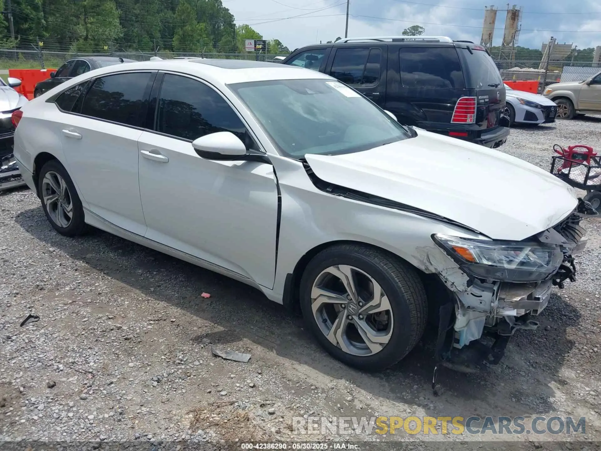1 Photograph of a damaged car 1HGCV2F57KA022007 HONDA ACCORD 2019