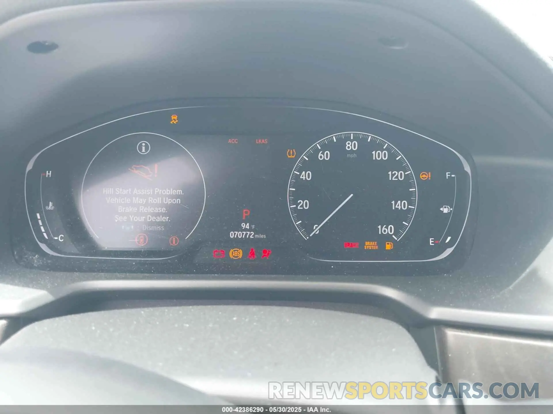 7 Photograph of a damaged car 1HGCV2F57KA022007 HONDA ACCORD 2019