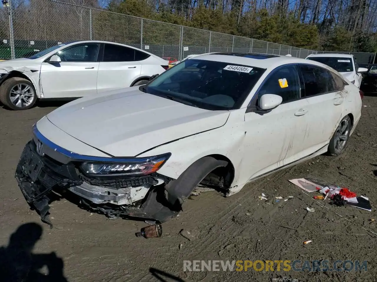 1 Photograph of a damaged car 1HGCV2F59KA031744 HONDA ACCORD 2019