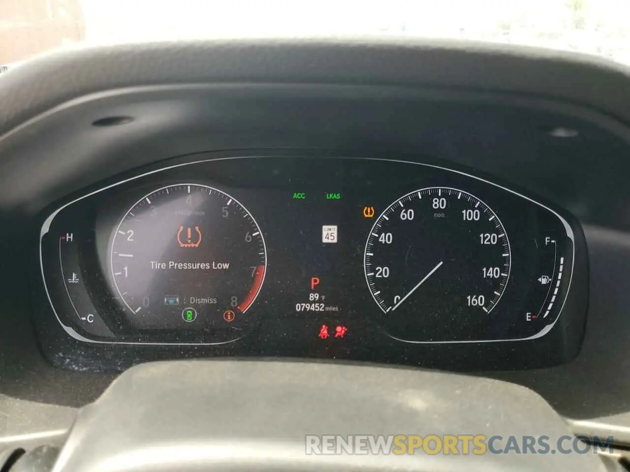 9 Photograph of a damaged car 1HGCV2F92KA012603 HONDA ACCORD 2019
