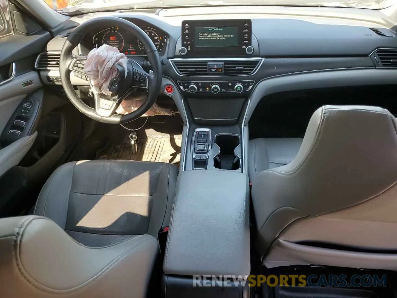 8 Photograph of a damaged car 1HGCV2F93KA032746 HONDA ACCORD 2019
