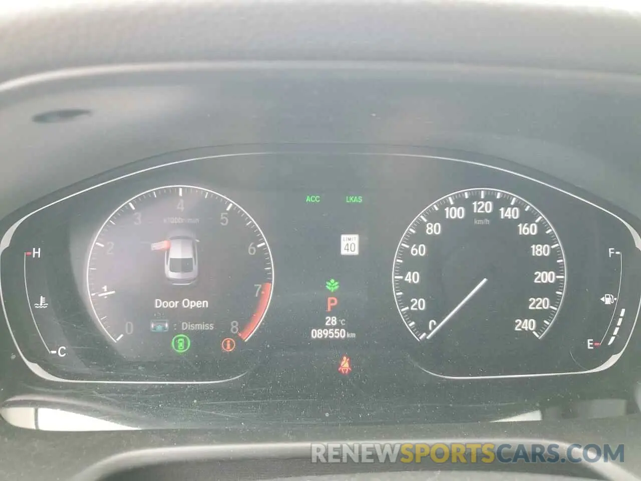 9 Photograph of a damaged car 1HGCV2F94KA802761 HONDA ACCORD 2019