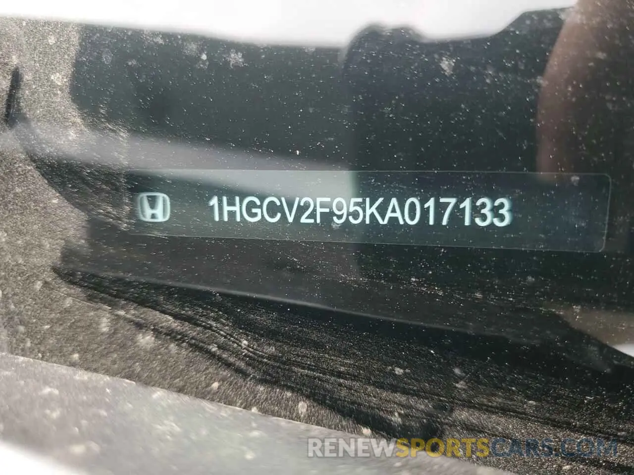 12 Photograph of a damaged car 1HGCV2F95KA017133 HONDA ACCORD 2019