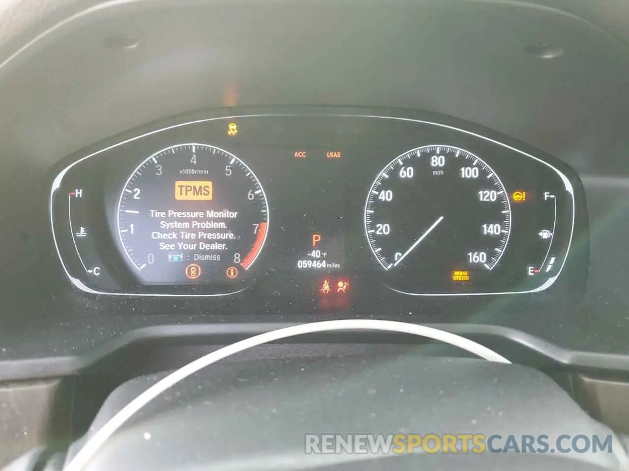 9 Photograph of a damaged car 1HGCV2F95KA026754 HONDA ACCORD 2019