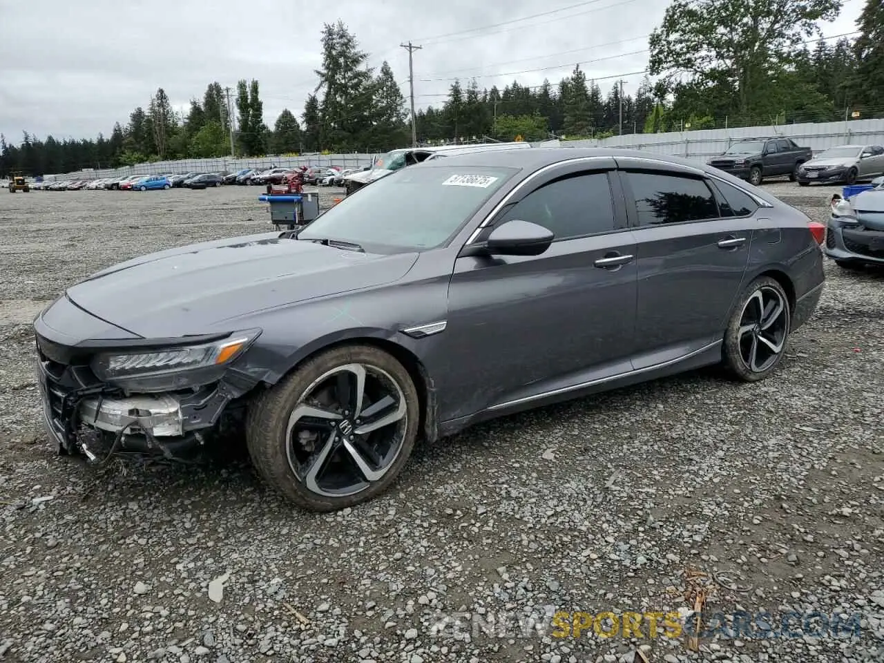 1 Photograph of a damaged car 1HGCV2F96KA005265 HONDA ACCORD 2019