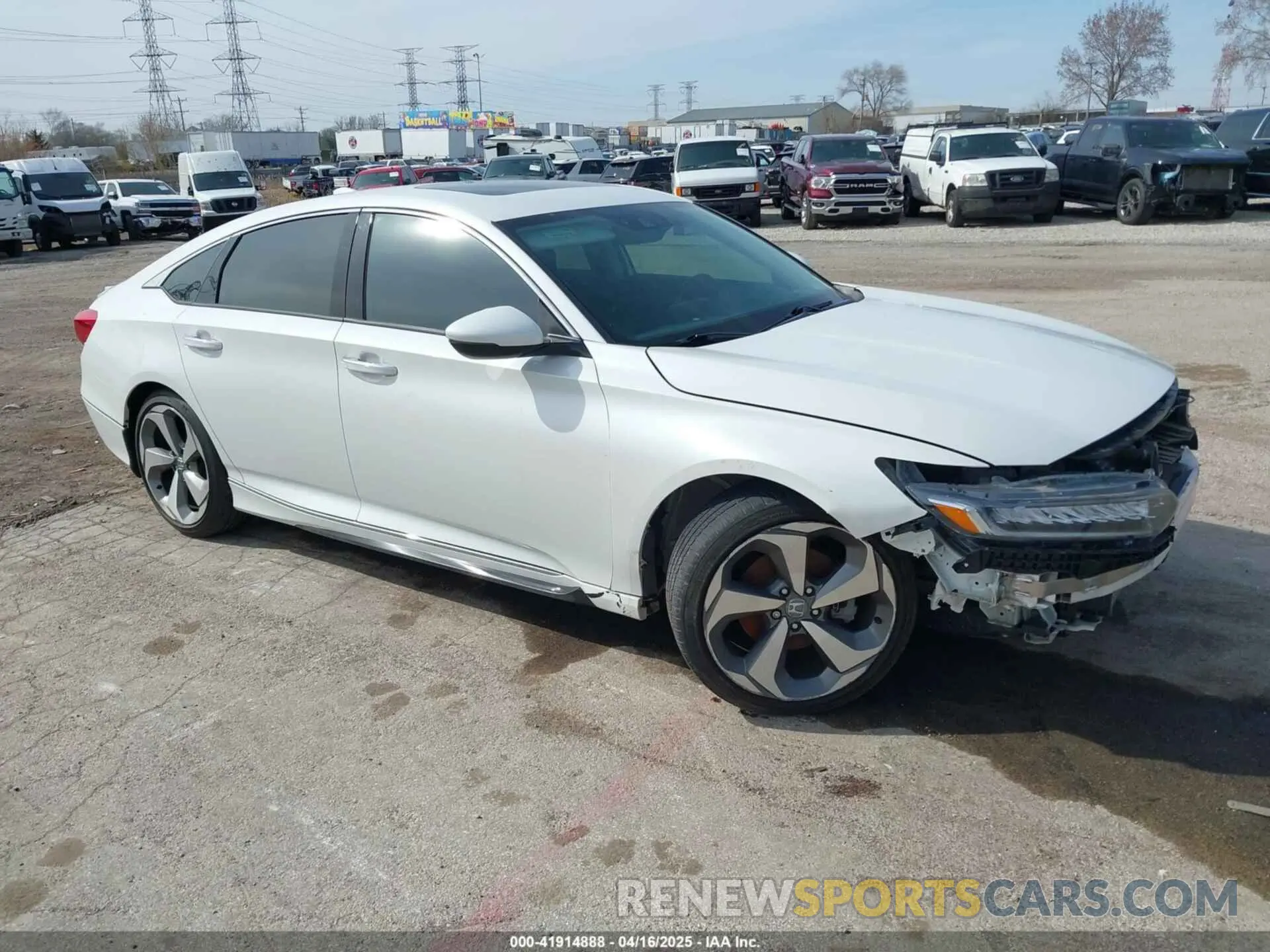 1 Photograph of a damaged car 1HGCV2F98KA010158 HONDA ACCORD 2019