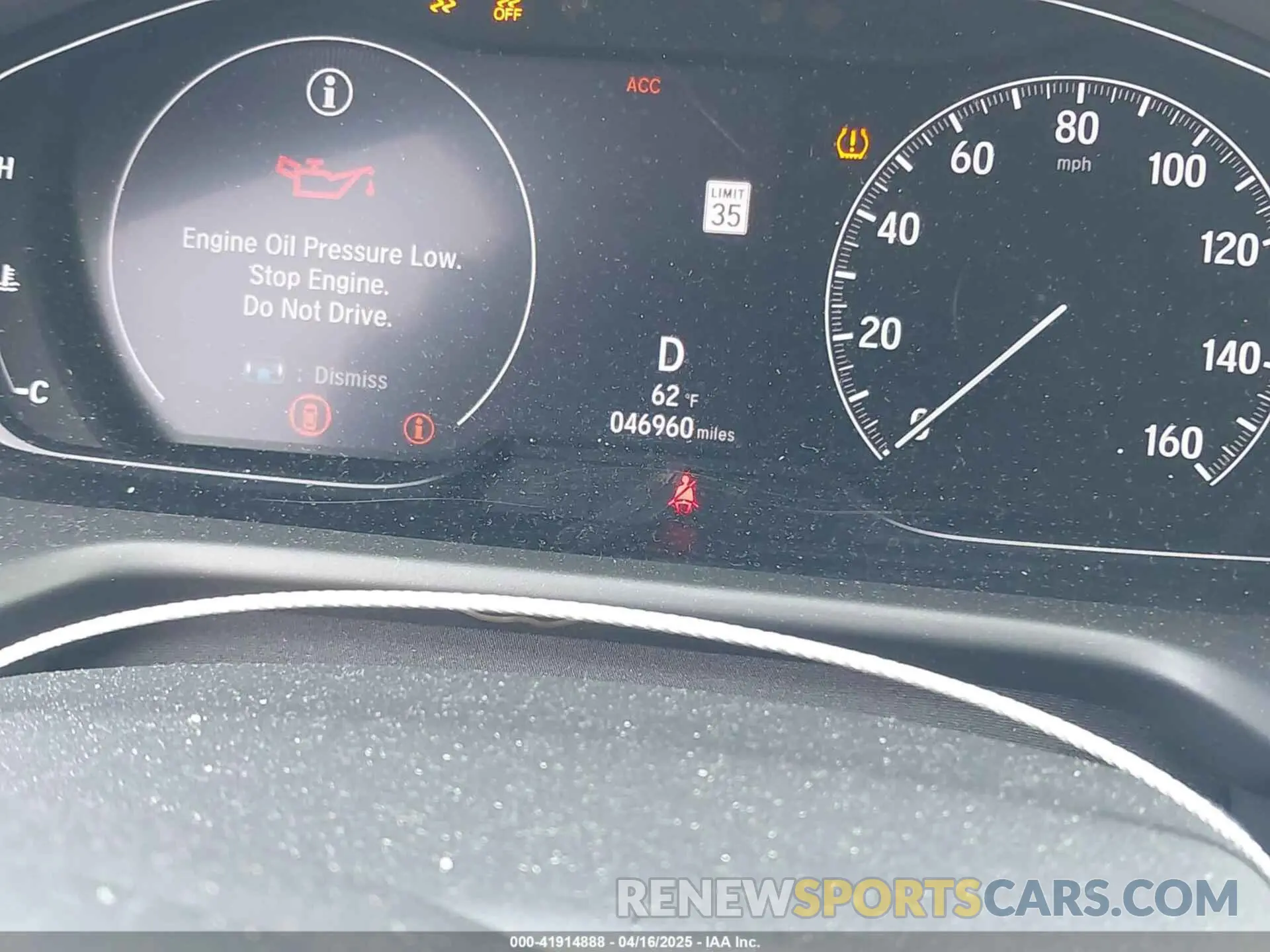 15 Photograph of a damaged car 1HGCV2F98KA010158 HONDA ACCORD 2019