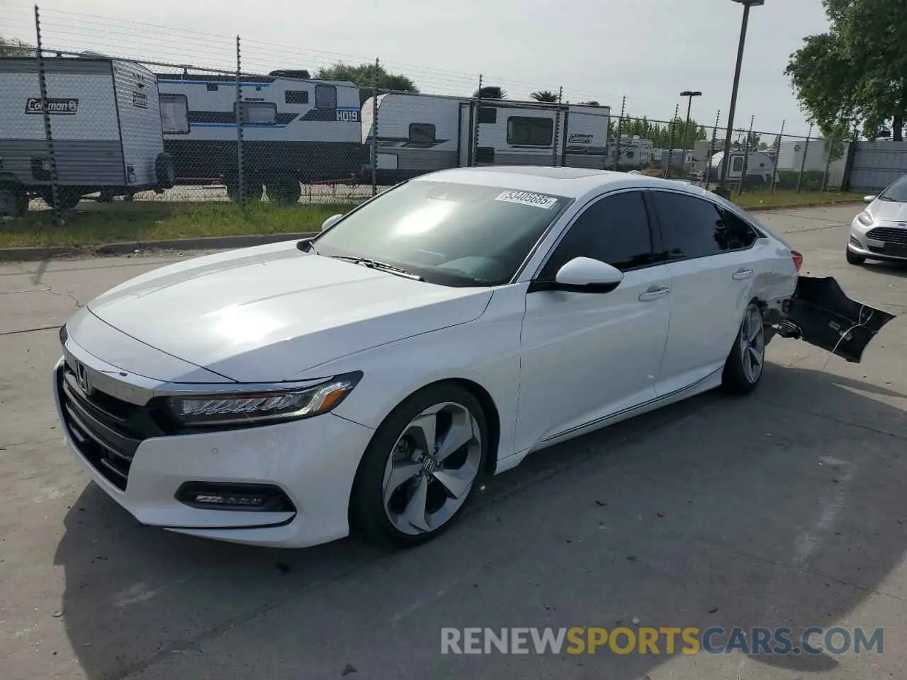 1 Photograph of a damaged car 1HGCV2F98KA036100 HONDA ACCORD 2019