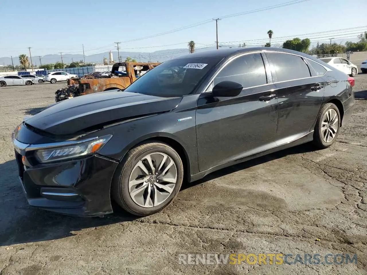 1 Photograph of a damaged car 1HGCV3F19KA016695 HONDA ACCORD 2019