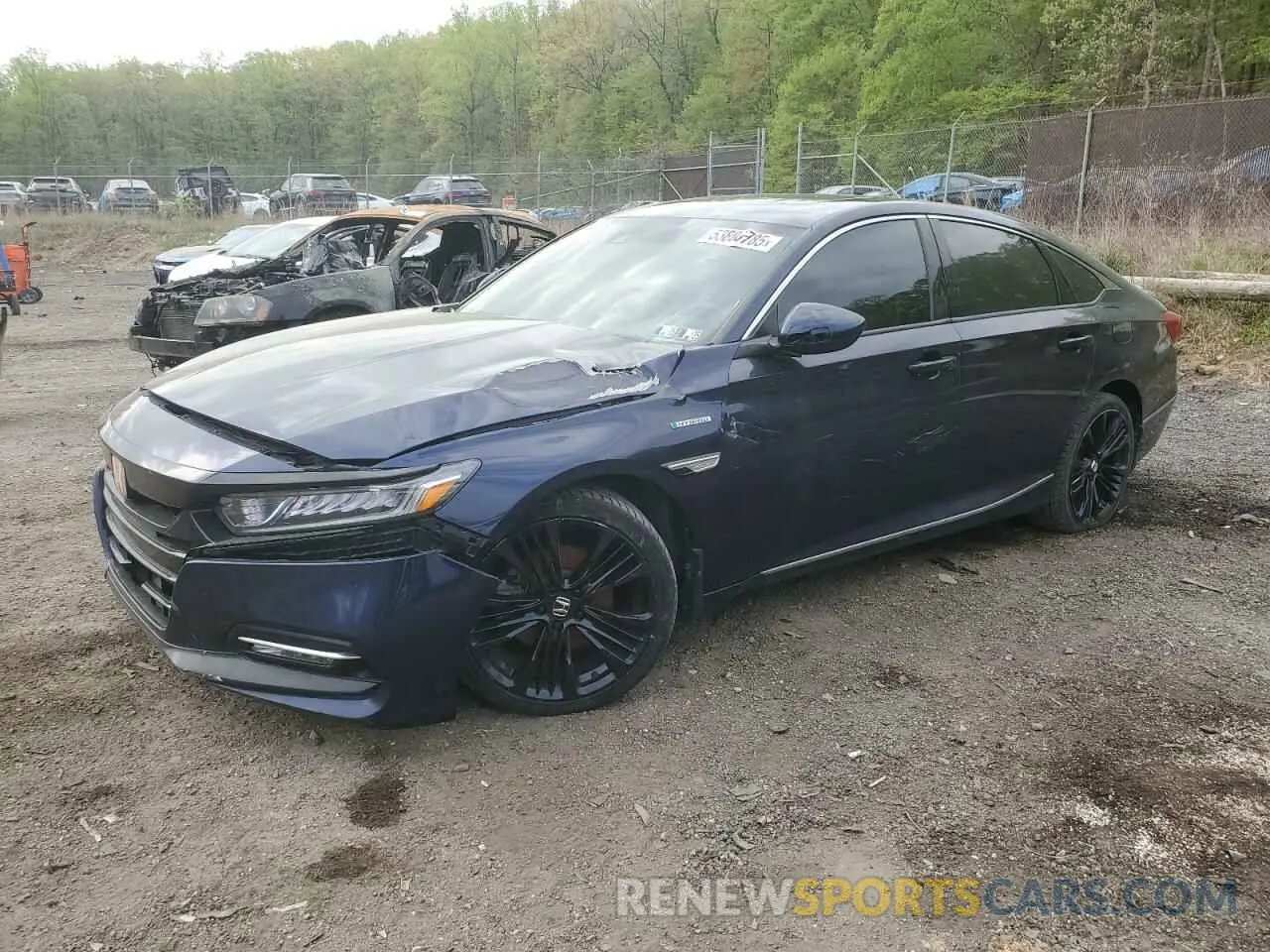 1 Photograph of a damaged car 1HGCV3F42KA005905 HONDA ACCORD 2019