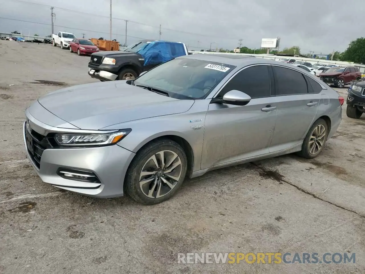 1 Photograph of a damaged car 1HGCV3F51KA011834 HONDA ACCORD 2019