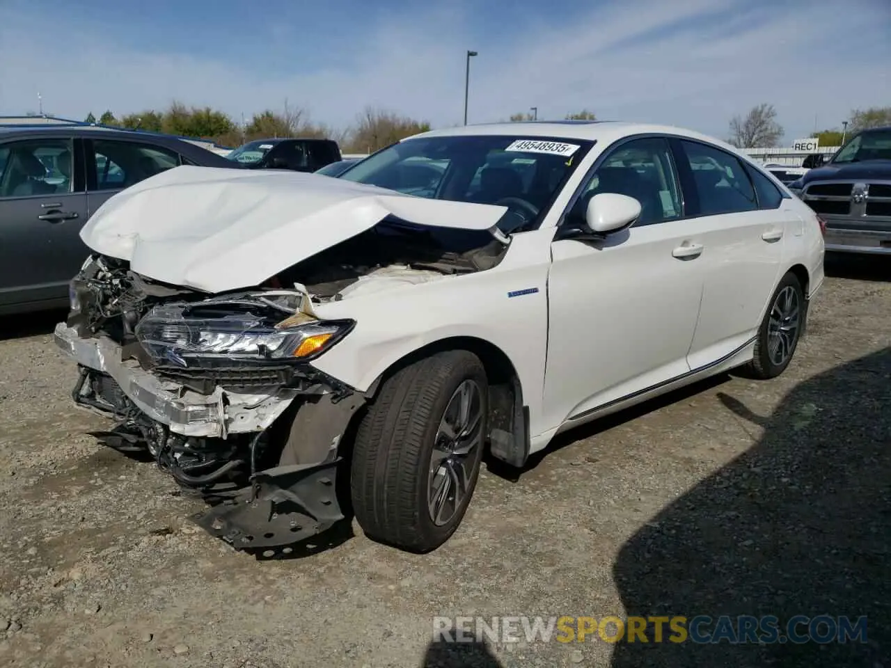 1 Photograph of a damaged car 1HGCV3F52KA013673 HONDA ACCORD 2019