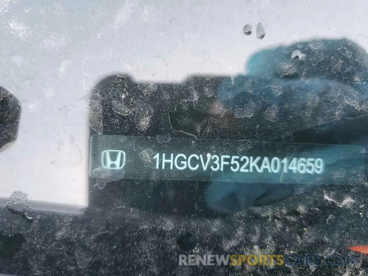12 Photograph of a damaged car 1HGCV3F52KA014659 HONDA ACCORD 2019