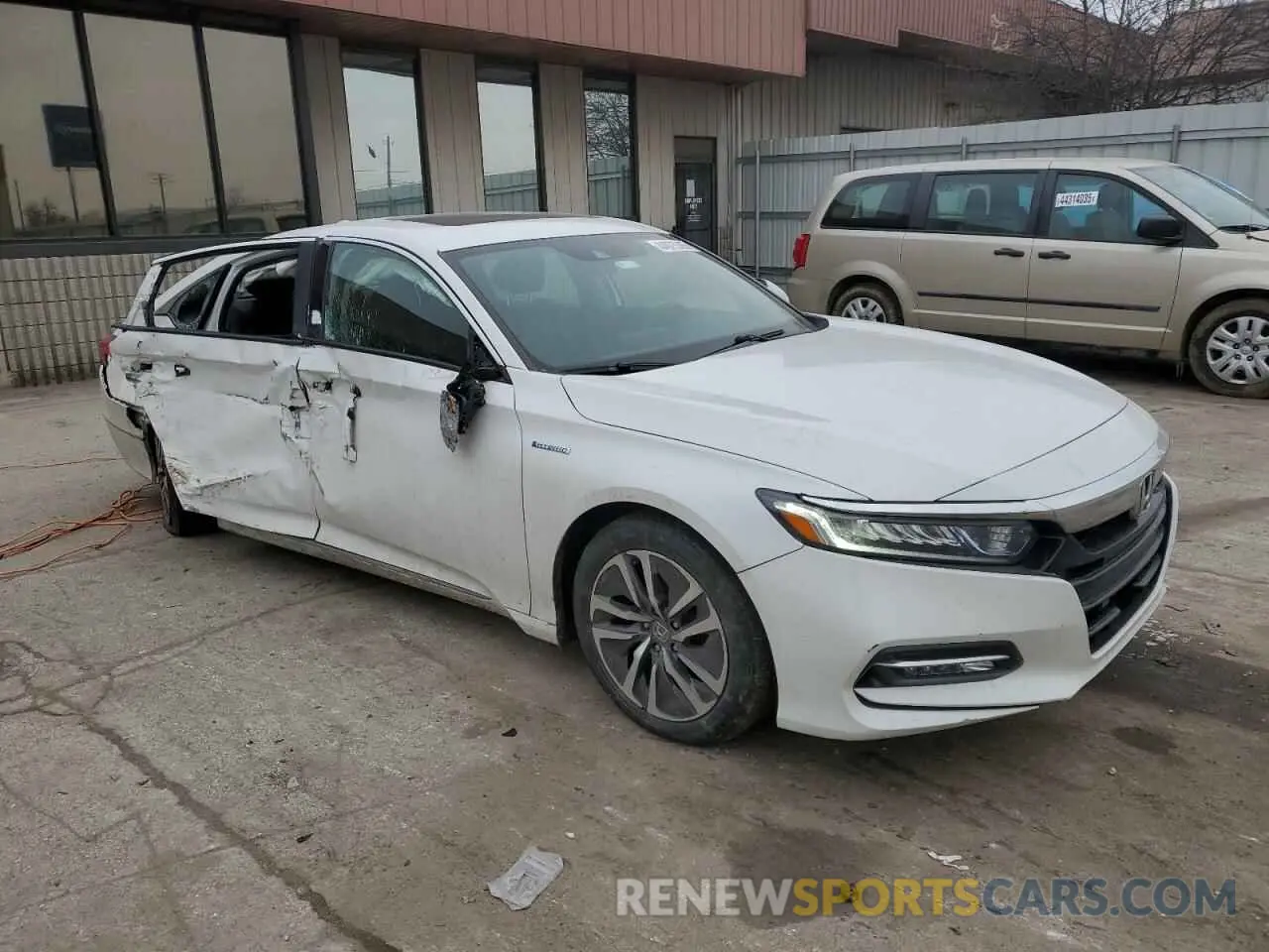 4 Photograph of a damaged car 1HGCV3F57KA004855 HONDA ACCORD 2019