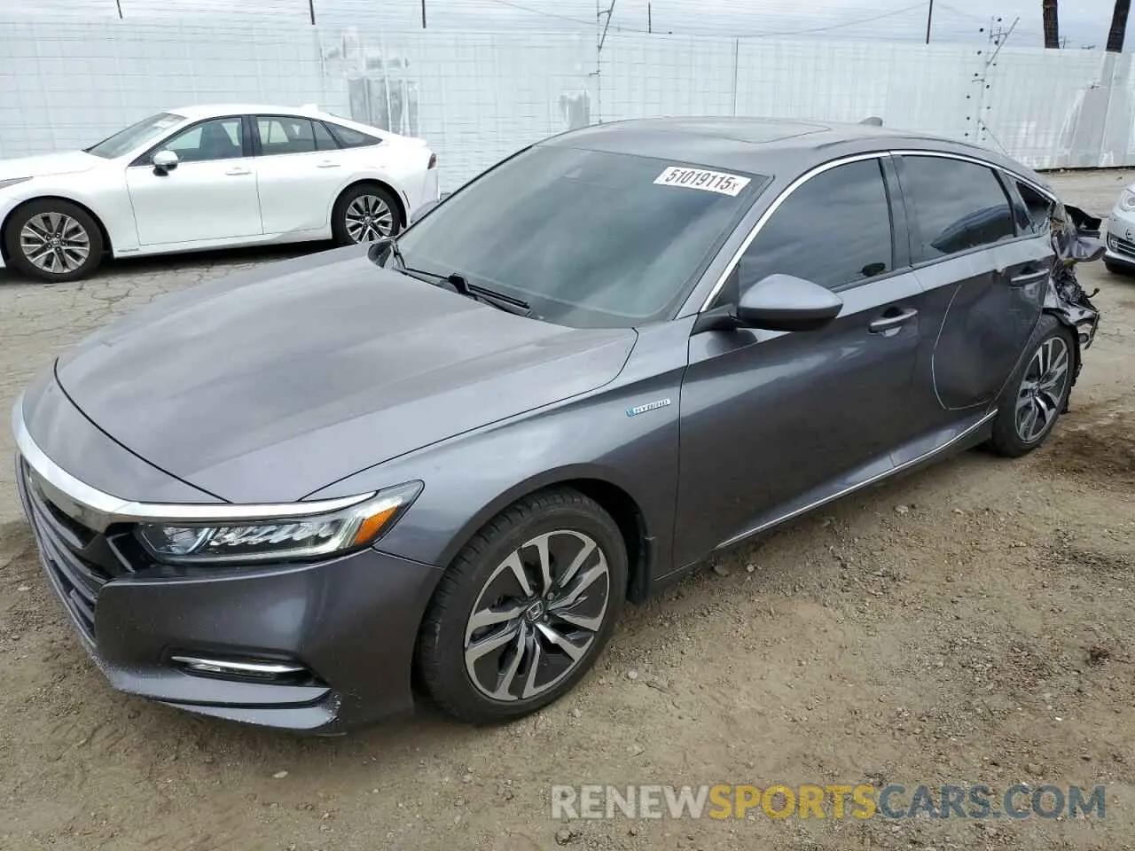 1 Photograph of a damaged car 1HGCV3F59KA022208 HONDA ACCORD 2019