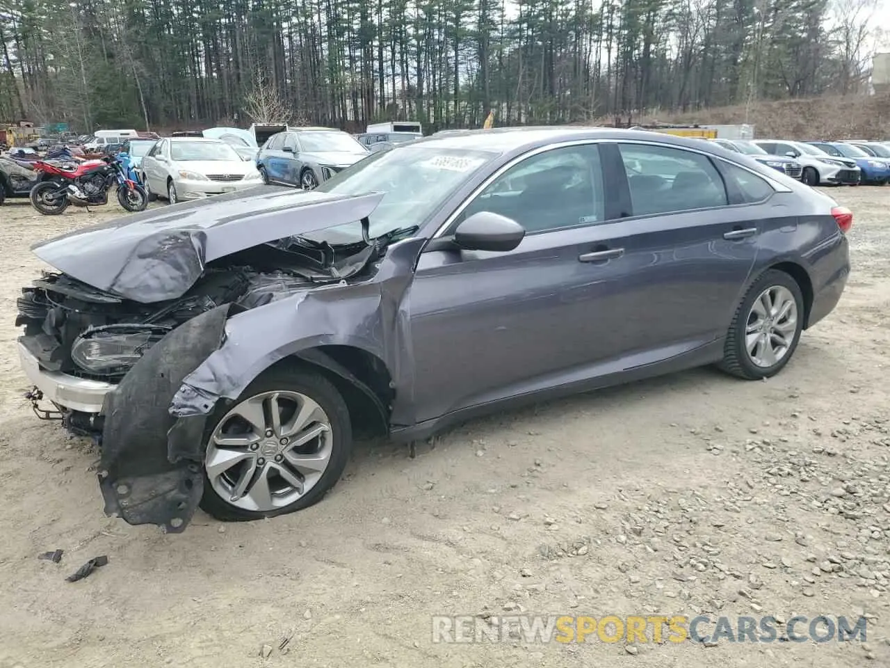 1 Photograph of a damaged car 1HGCV1F10LA020494 HONDA ACCORD 2020