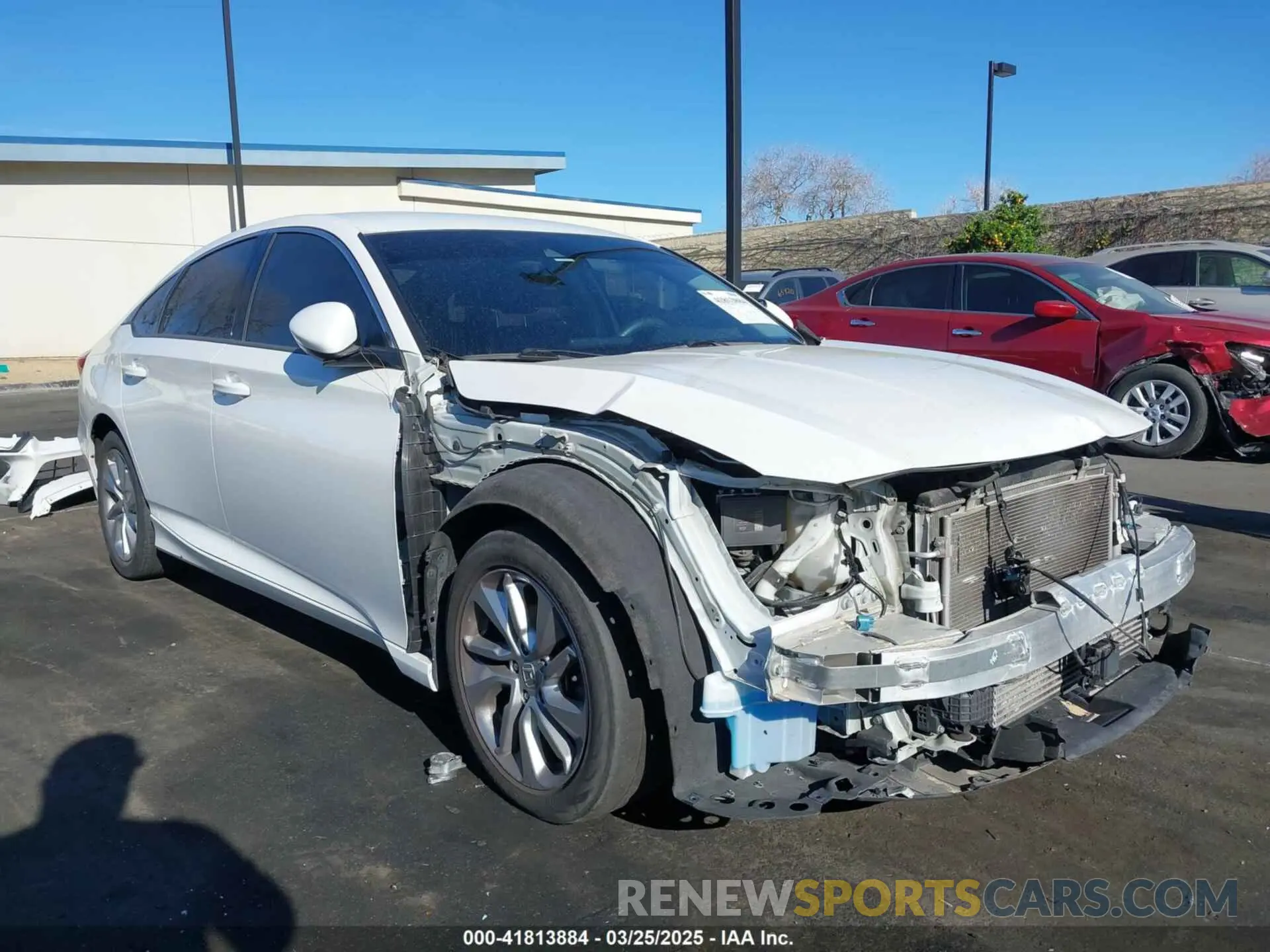 1 Photograph of a damaged car 1HGCV1F10LA075446 HONDA ACCORD 2020