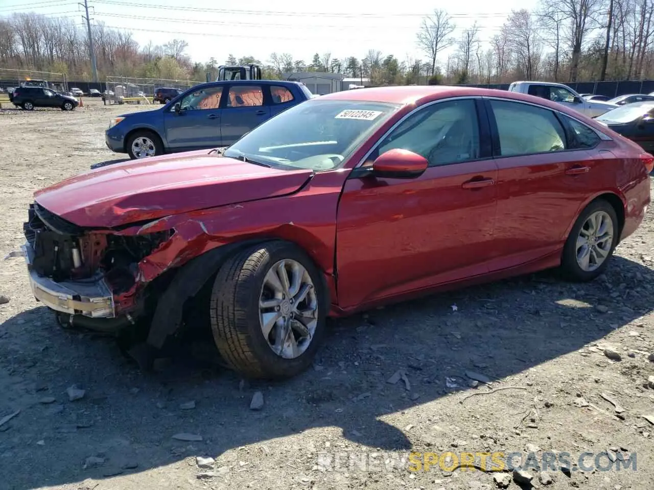 1 Photograph of a damaged car 1HGCV1F10LA077052 HONDA ACCORD 2020