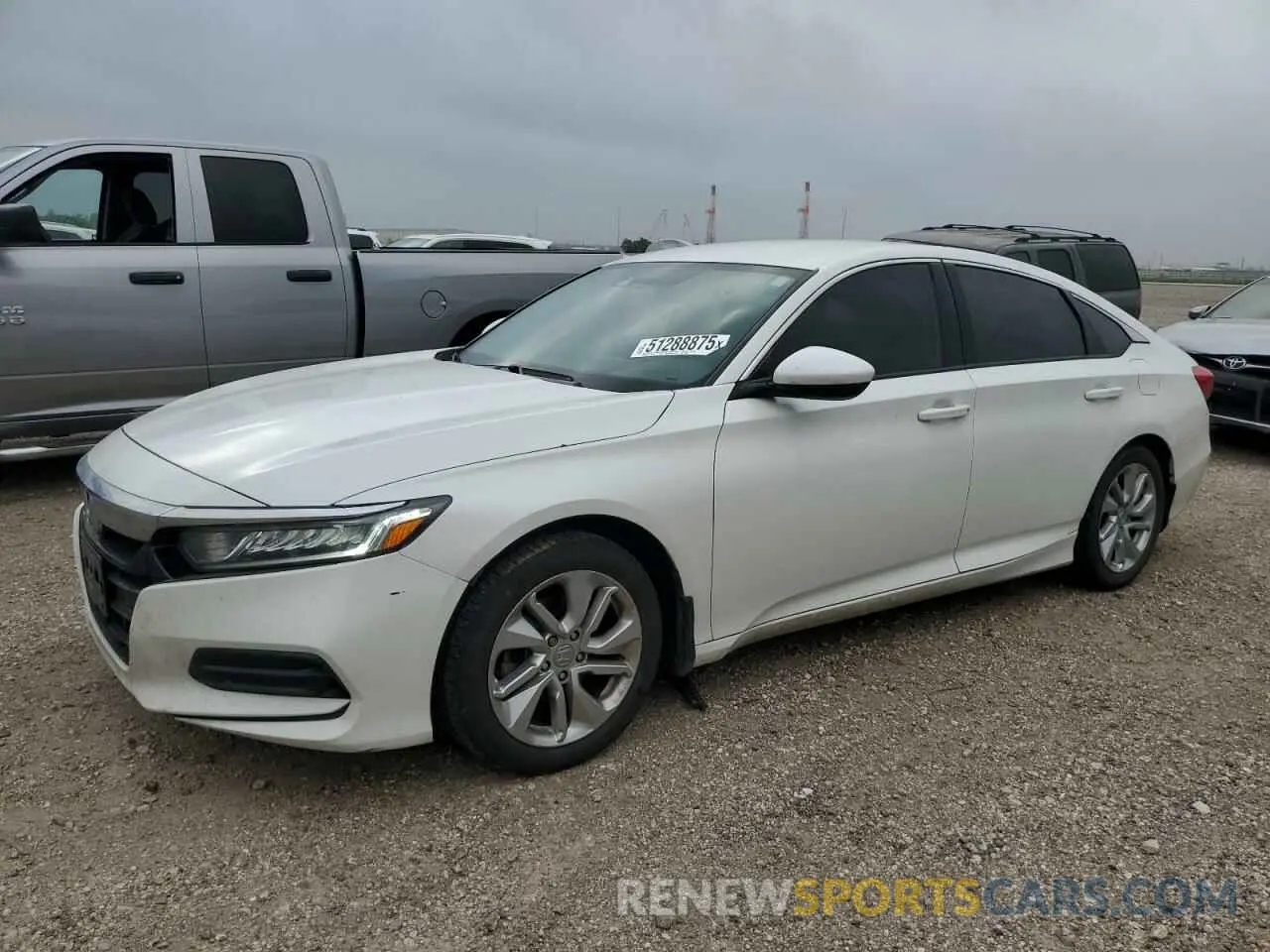 1 Photograph of a damaged car 1HGCV1F10LA132521 HONDA ACCORD 2020