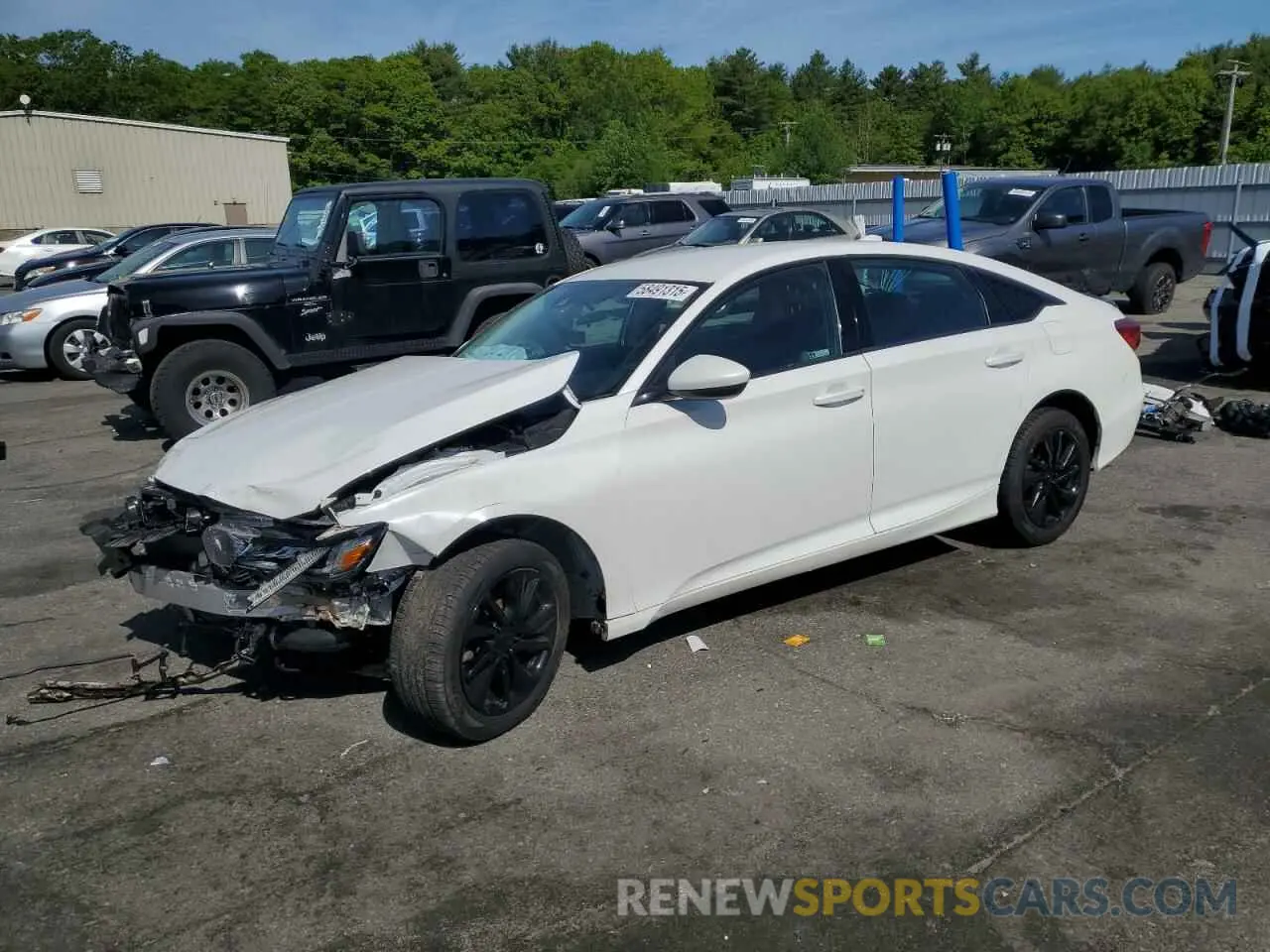 1 Photograph of a damaged car 1HGCV1F10LA138674 HONDA ACCORD 2020