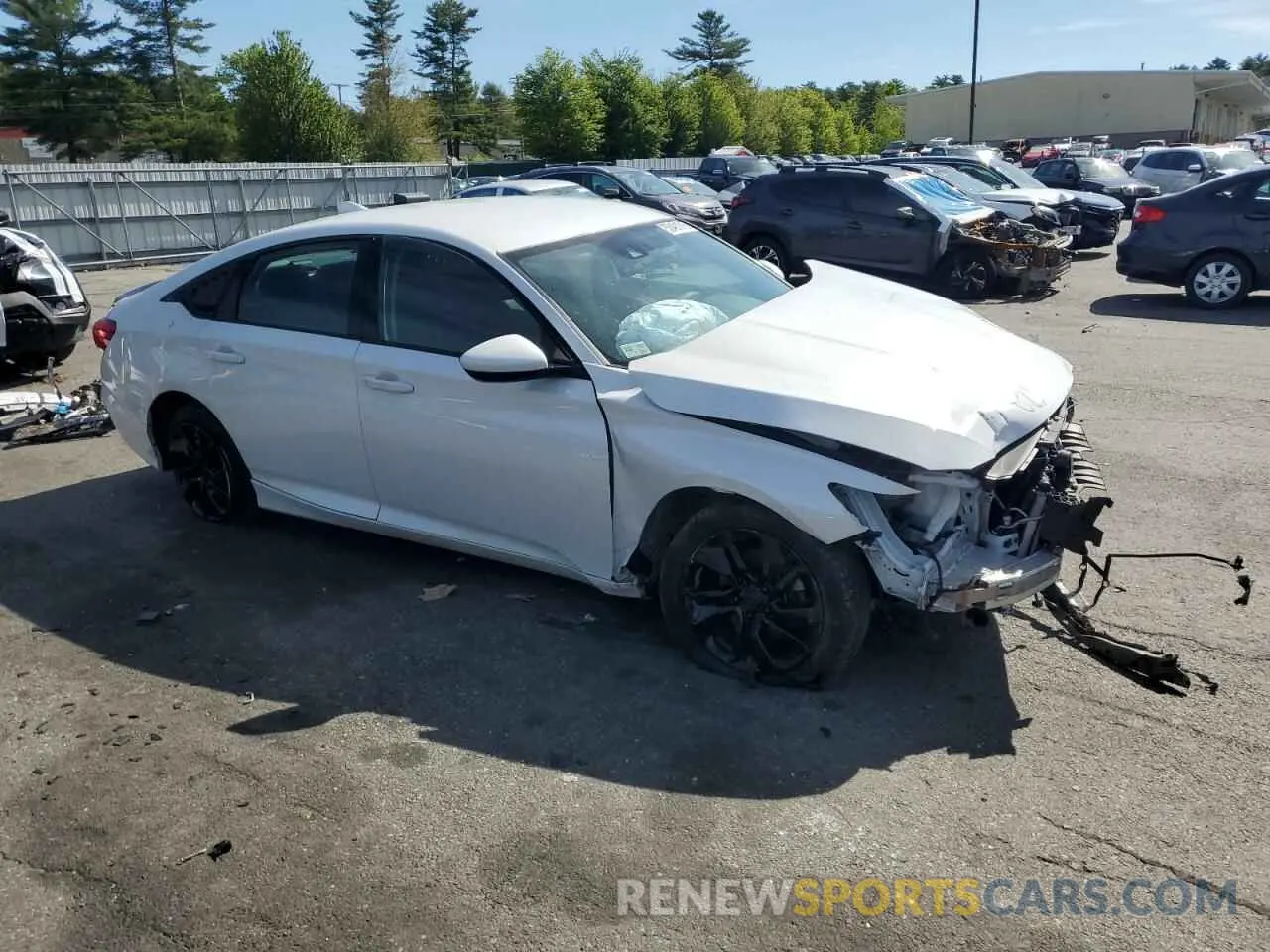 4 Photograph of a damaged car 1HGCV1F10LA138674 HONDA ACCORD 2020