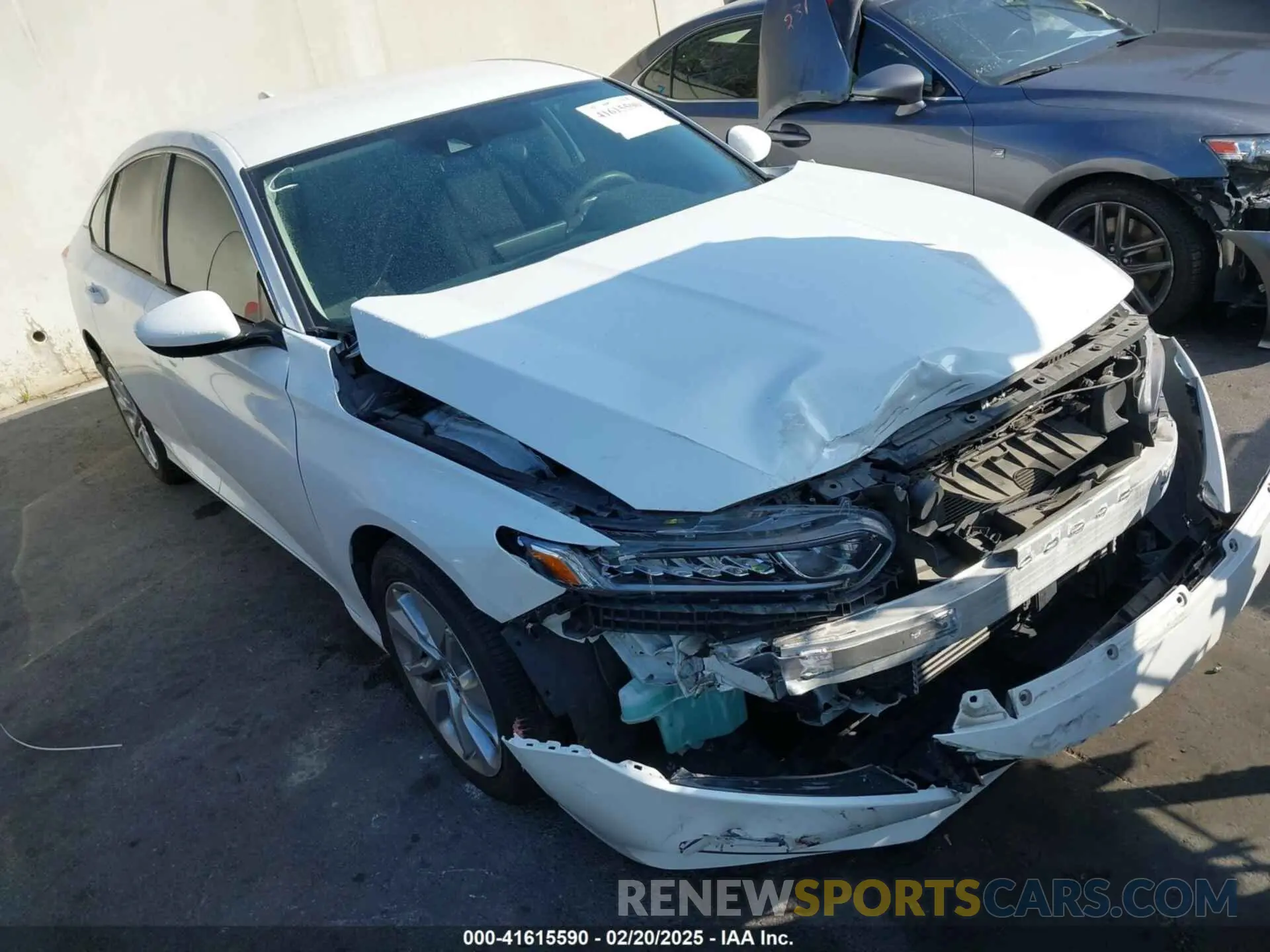 1 Photograph of a damaged car 1HGCV1F11LA004580 HONDA ACCORD 2020