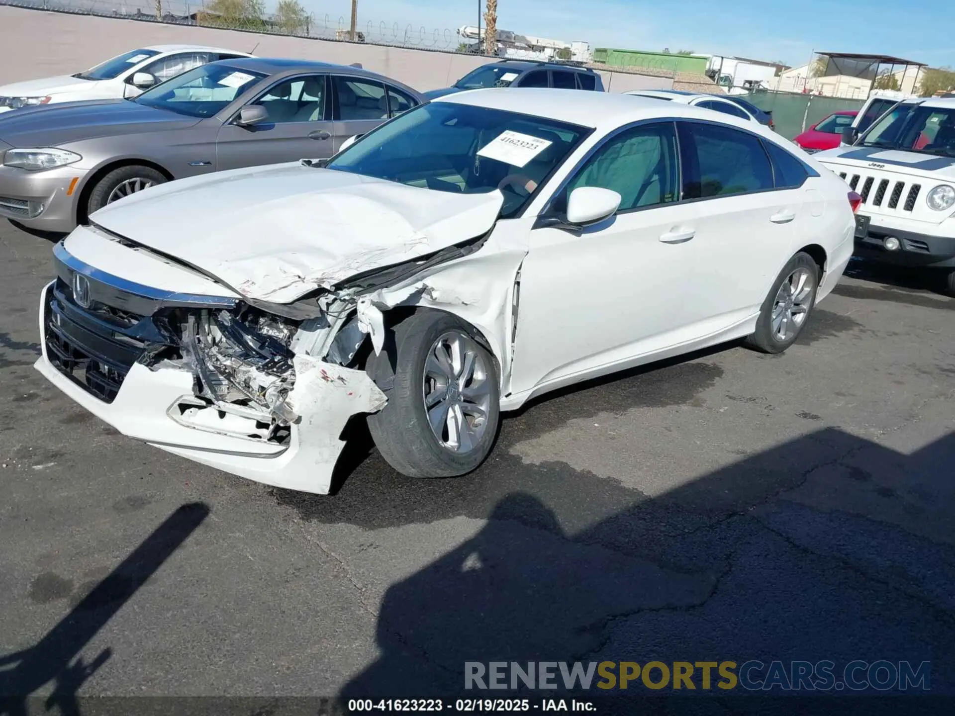 2 Photograph of a damaged car 1HGCV1F11LA078596 HONDA ACCORD 2020