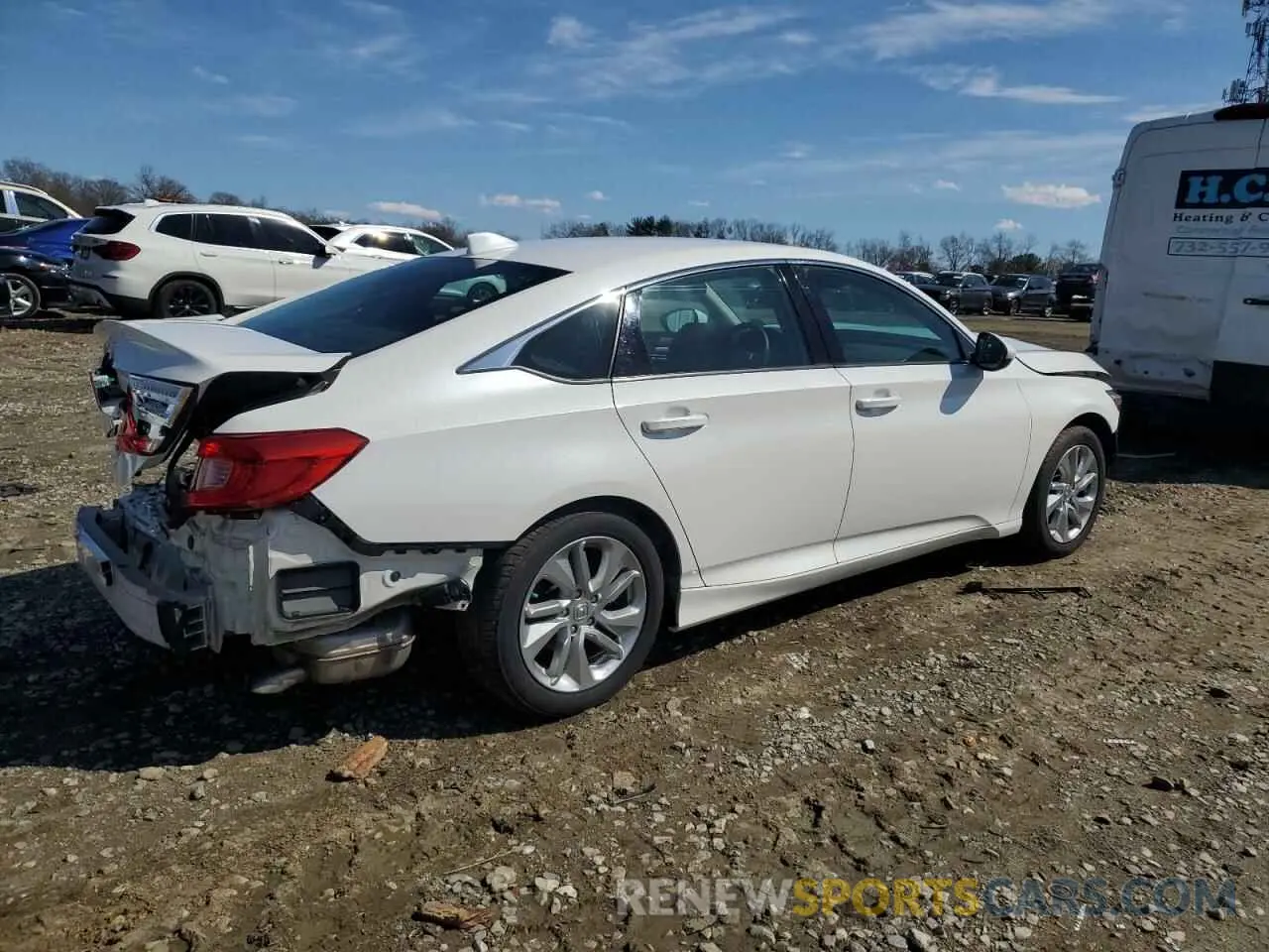 3 Photograph of a damaged car 1HGCV1F11LA111452 HONDA ACCORD 2020