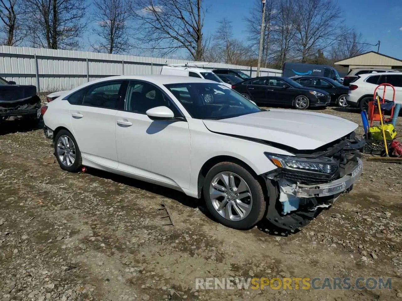 4 Photograph of a damaged car 1HGCV1F11LA111452 HONDA ACCORD 2020