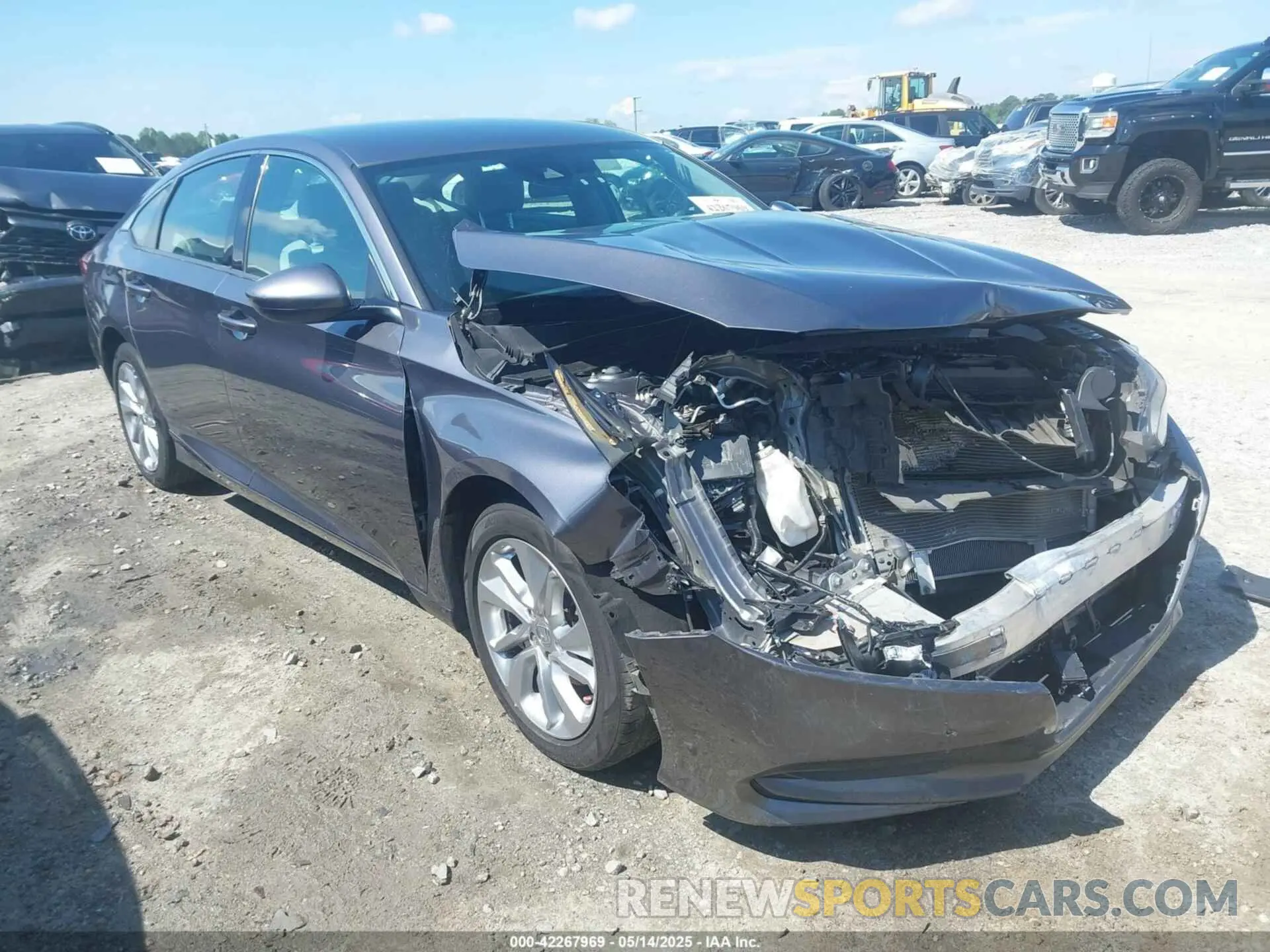 1 Photograph of a damaged car 1HGCV1F12LA049009 HONDA ACCORD 2020