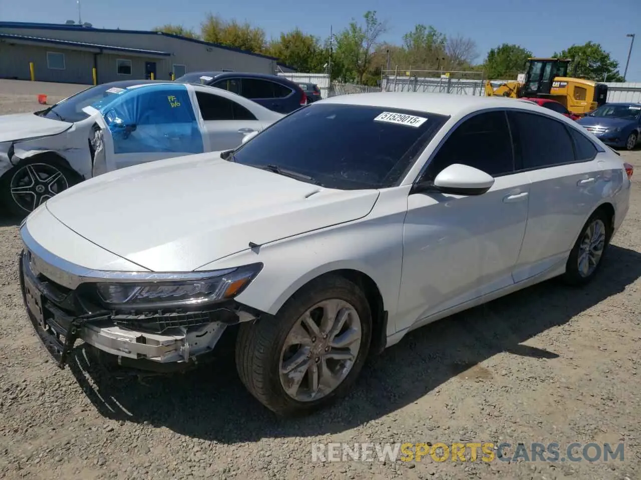 1 Photograph of a damaged car 1HGCV1F12LA120645 HONDA ACCORD 2020