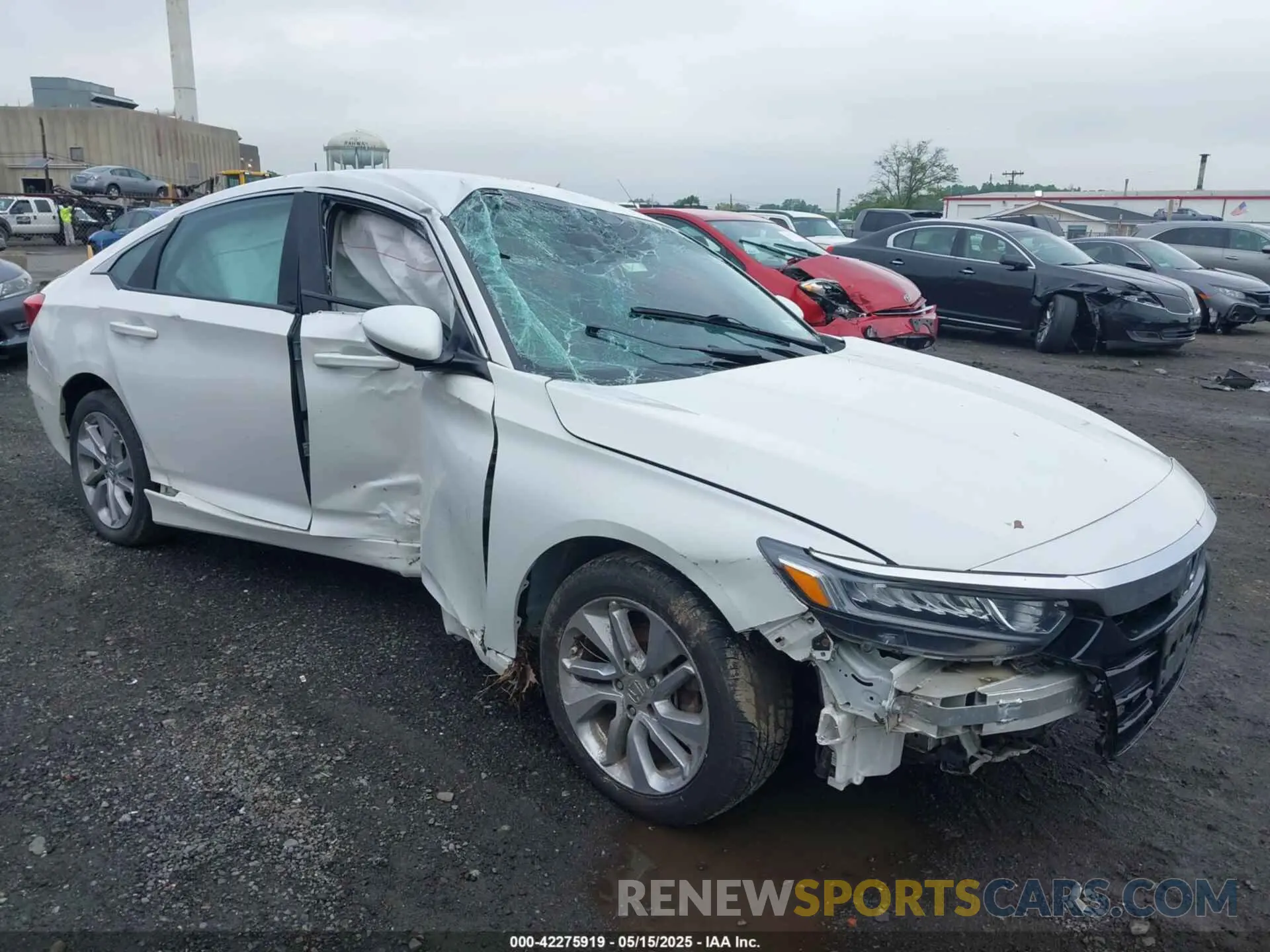 1 Photograph of a damaged car 1HGCV1F13LA021753 HONDA ACCORD 2020