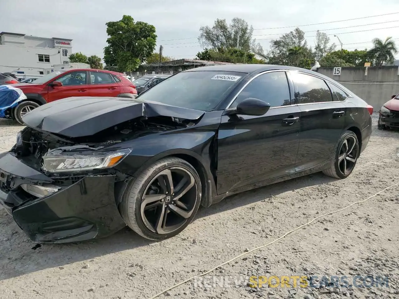 1 Photograph of a damaged car 1HGCV1F13LA032106 HONDA ACCORD 2020