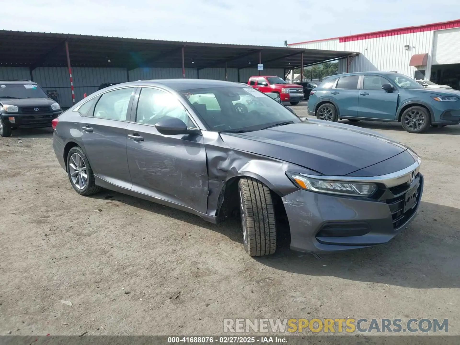 1 Photograph of a damaged car 1HGCV1F13LA064117 HONDA ACCORD 2020