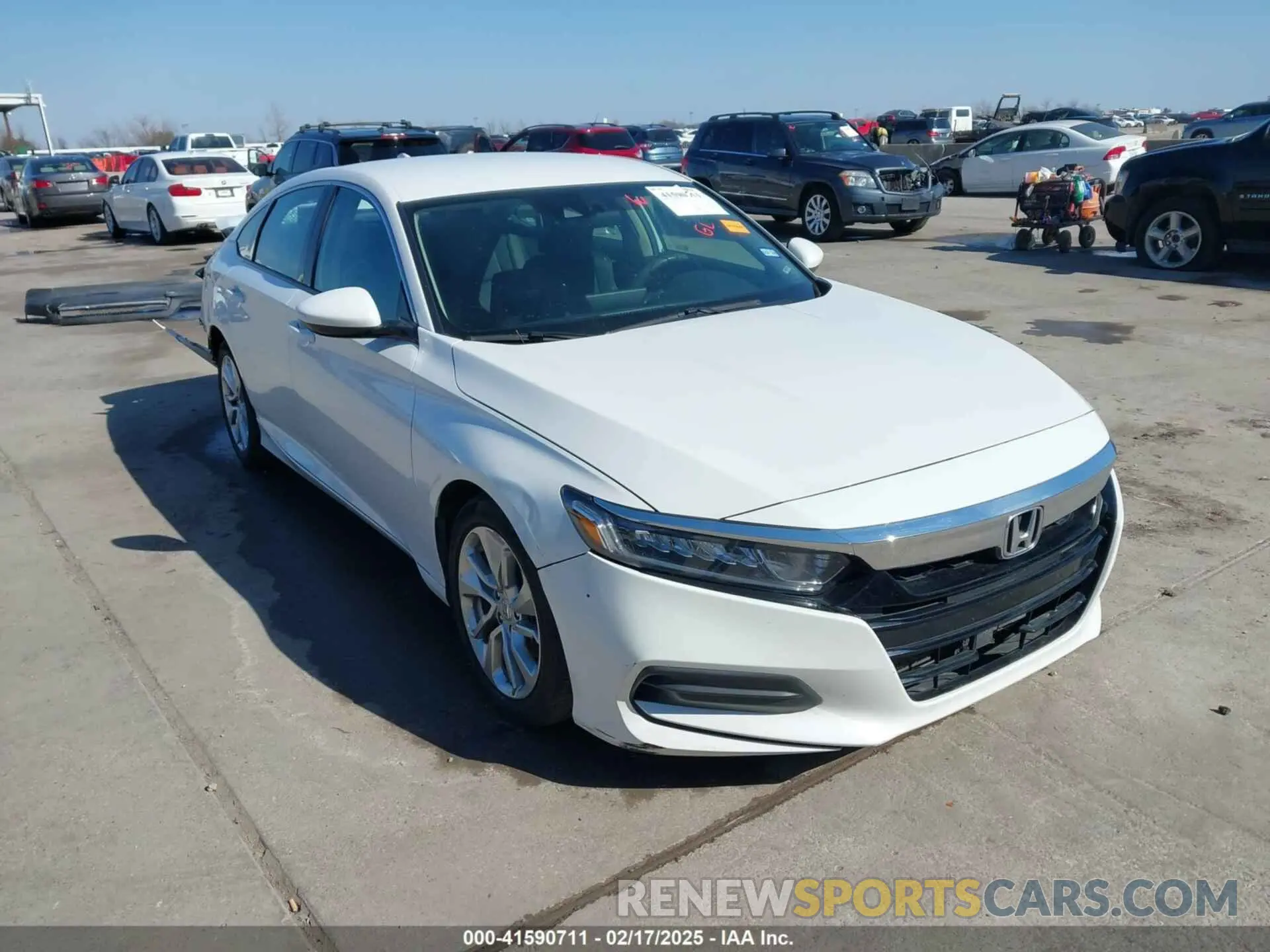 1 Photograph of a damaged car 1HGCV1F14LA016285 HONDA ACCORD 2020
