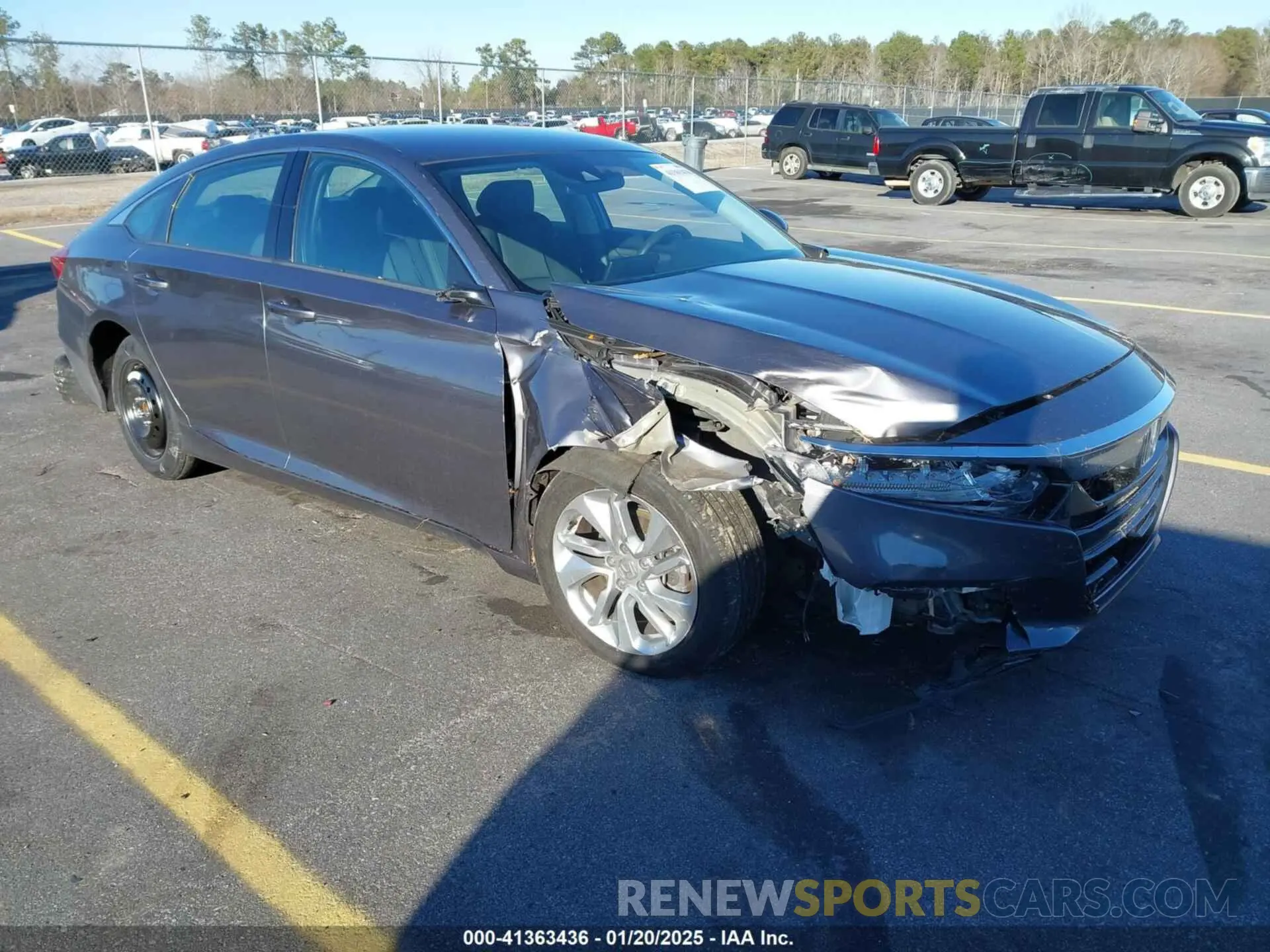 1 Photograph of a damaged car 1HGCV1F14LA092332 HONDA ACCORD 2020