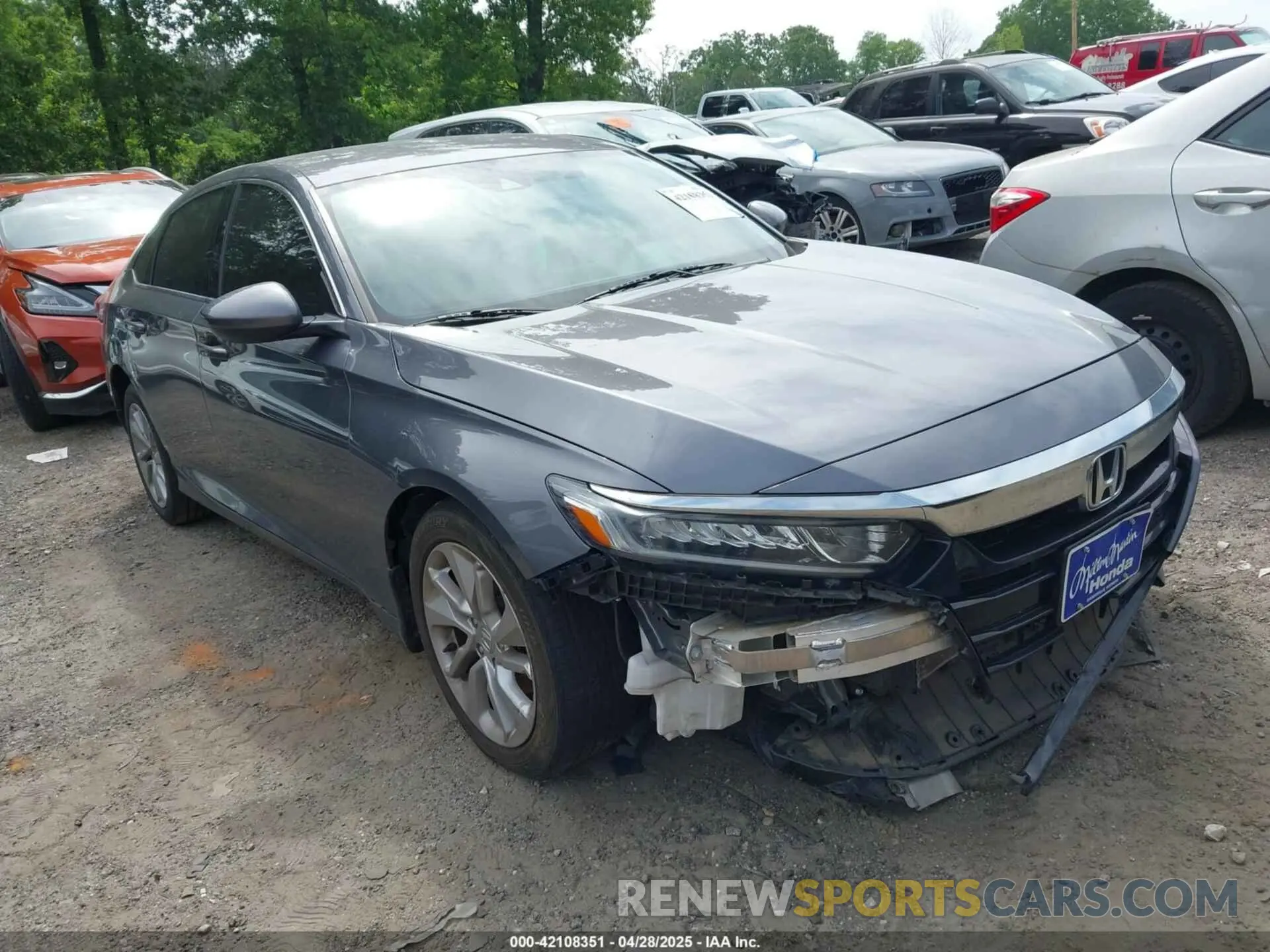 1 Photograph of a damaged car 1HGCV1F15LA046511 HONDA ACCORD 2020