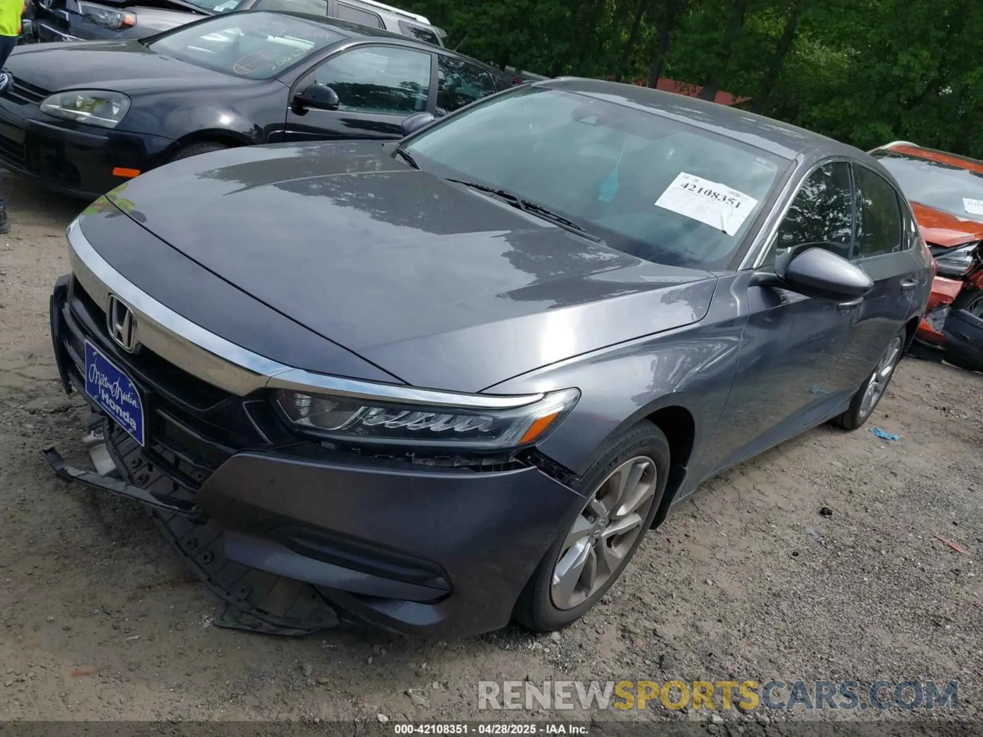 2 Photograph of a damaged car 1HGCV1F15LA046511 HONDA ACCORD 2020