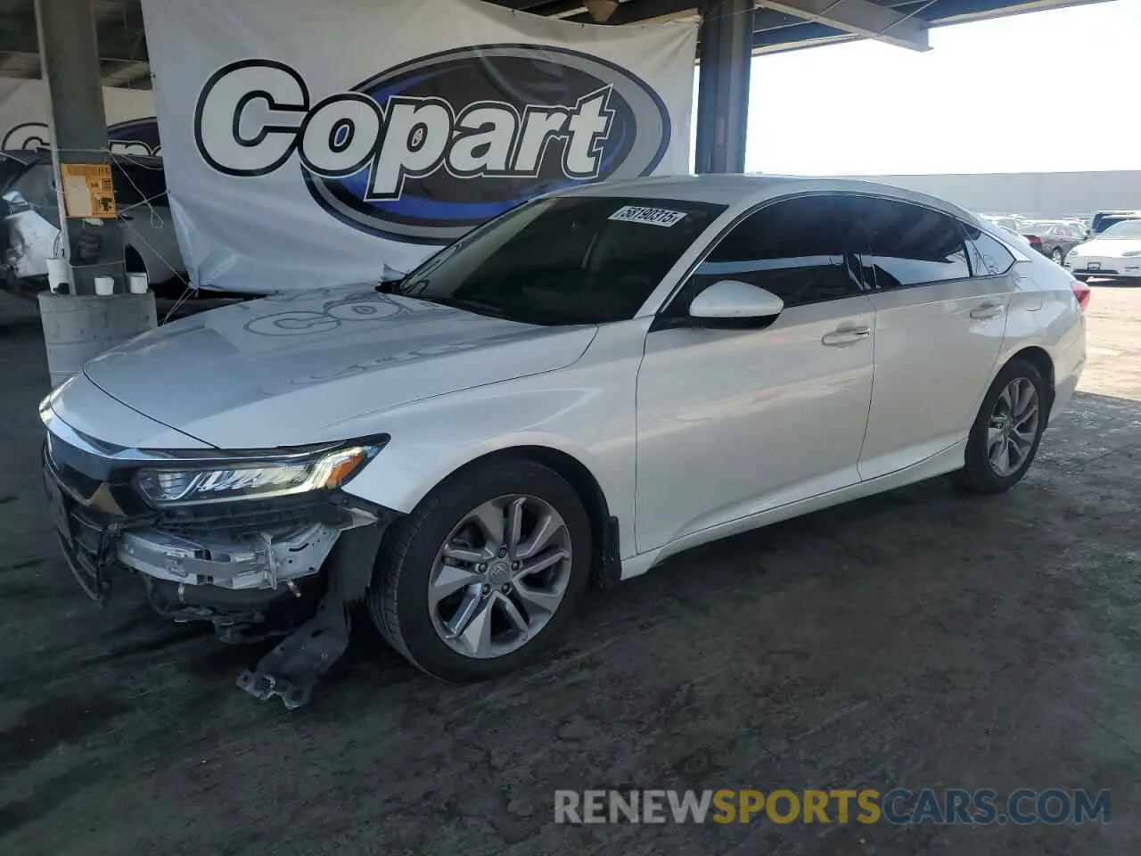 1 Photograph of a damaged car 1HGCV1F15LA054222 HONDA ACCORD 2020