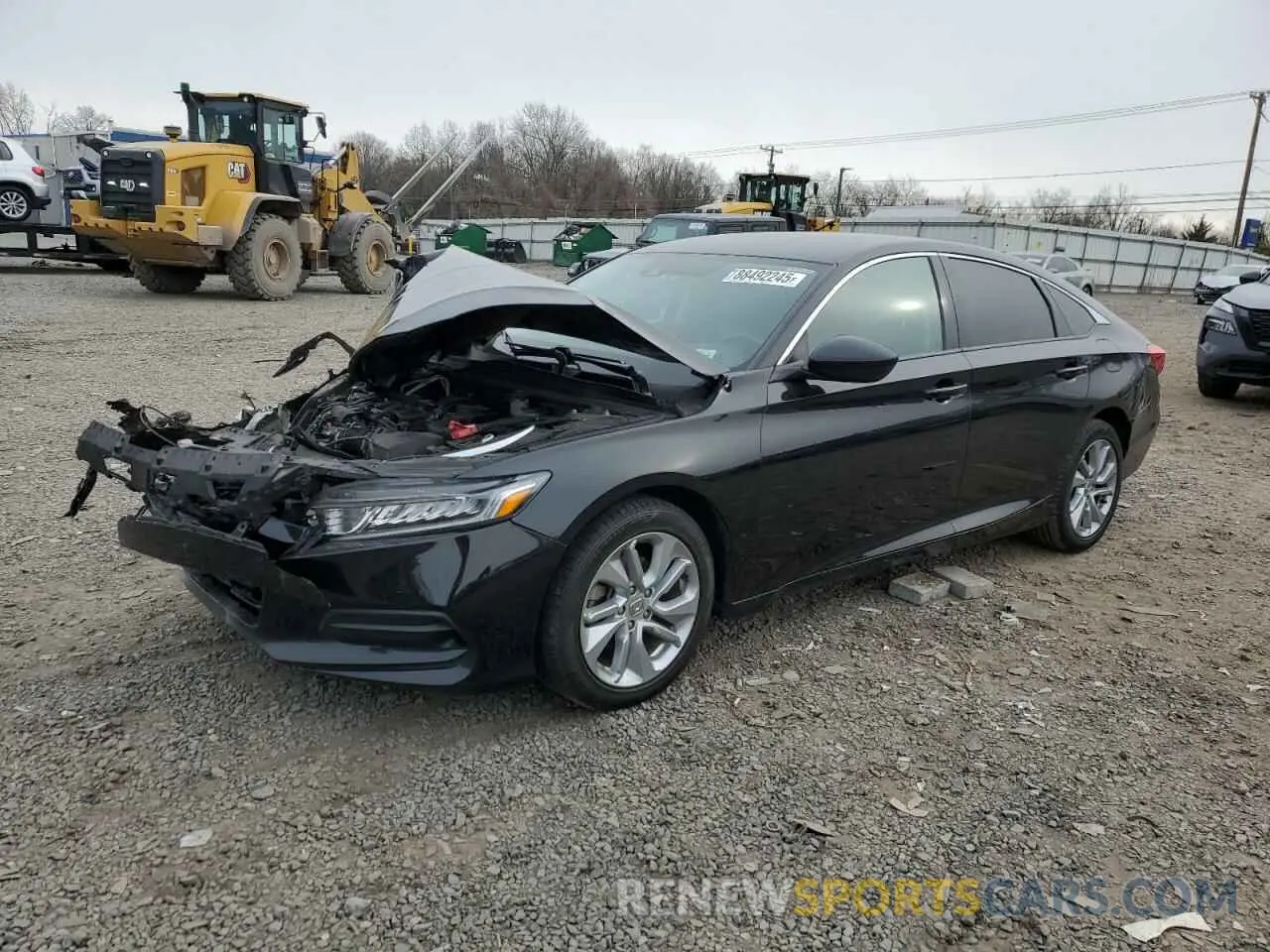 1 Photograph of a damaged car 1HGCV1F15LA105945 HONDA ACCORD 2020