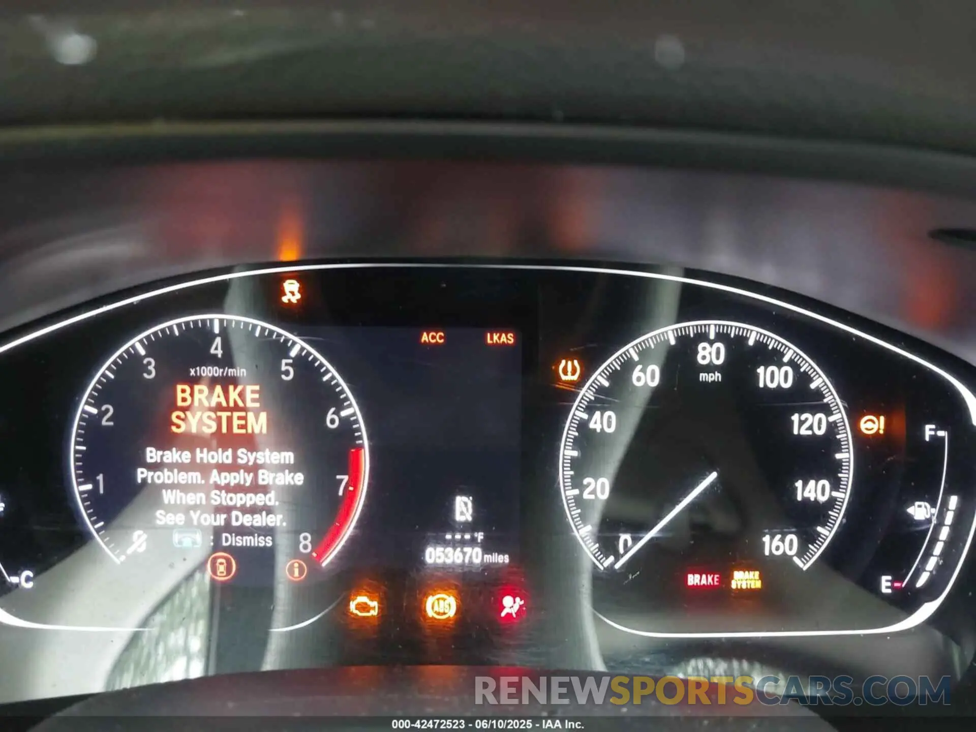 7 Photograph of a damaged car 1HGCV1F15LA125936 HONDA ACCORD 2020
