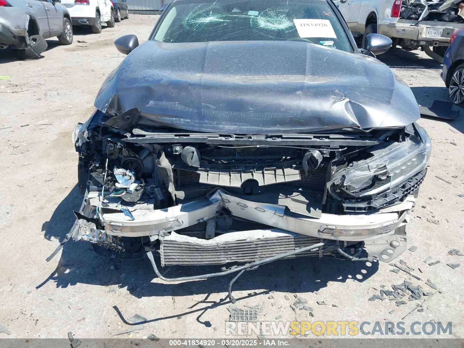 12 Photograph of a damaged car 1HGCV1F15LA143465 HONDA ACCORD 2020