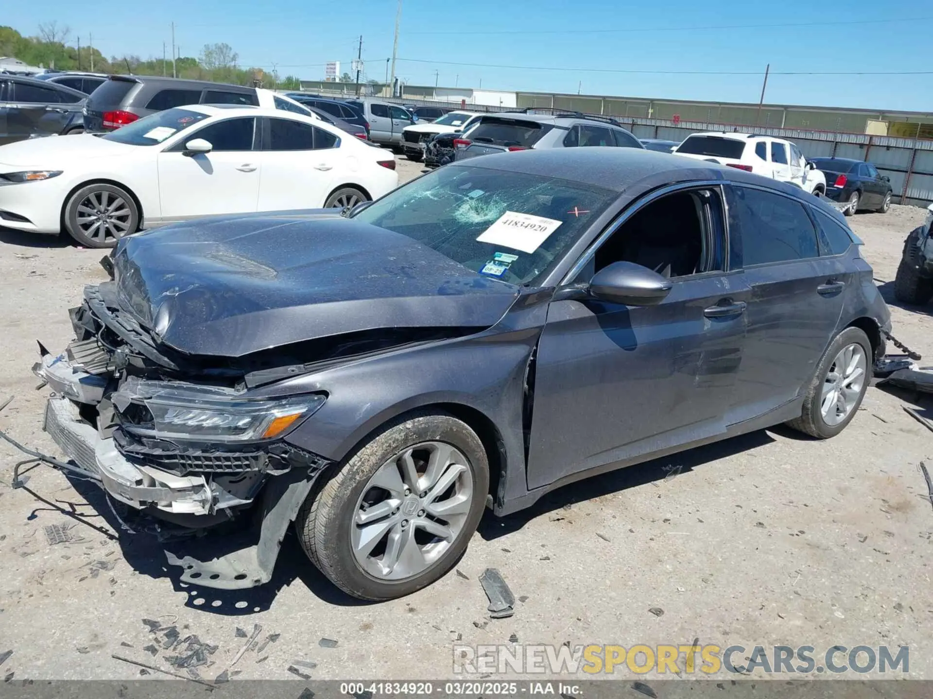2 Photograph of a damaged car 1HGCV1F15LA143465 HONDA ACCORD 2020