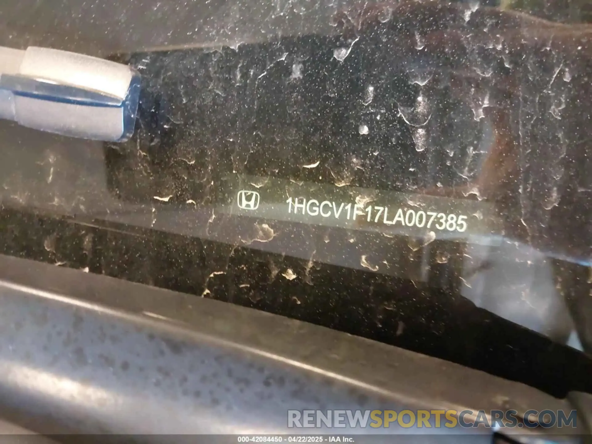 9 Photograph of a damaged car 1HGCV1F17LA007385 HONDA ACCORD 2020