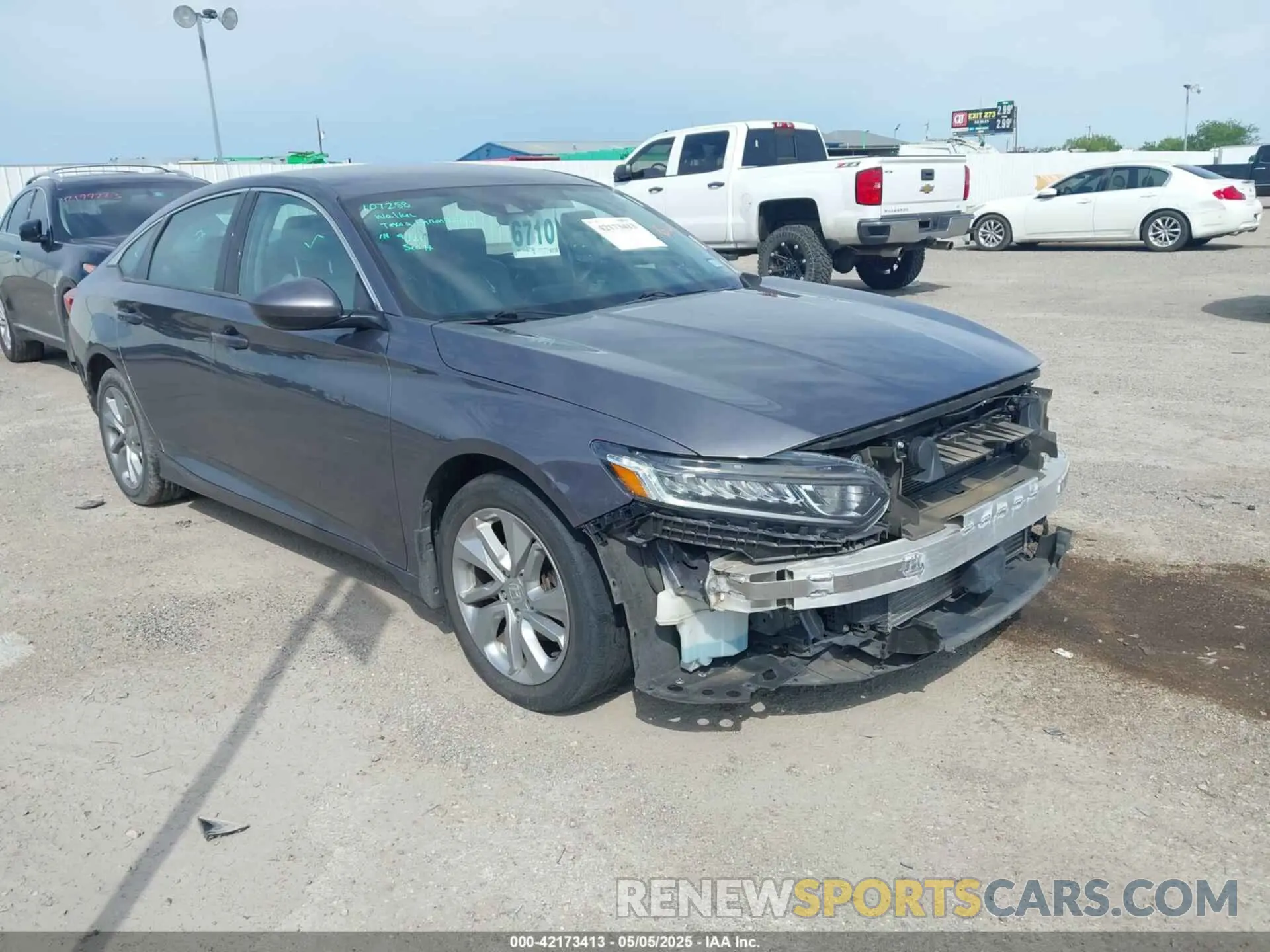 1 Photograph of a damaged car 1HGCV1F17LA084872 HONDA ACCORD 2020