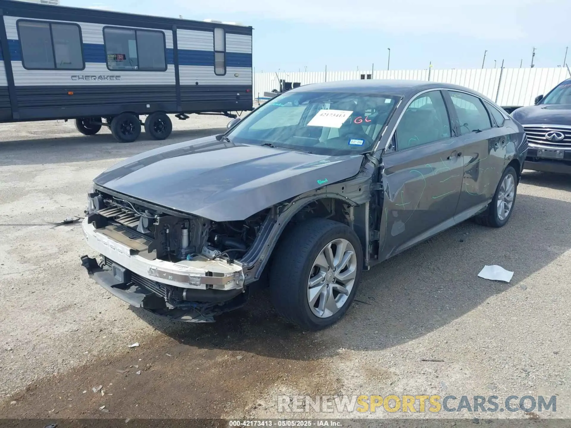 2 Photograph of a damaged car 1HGCV1F17LA084872 HONDA ACCORD 2020